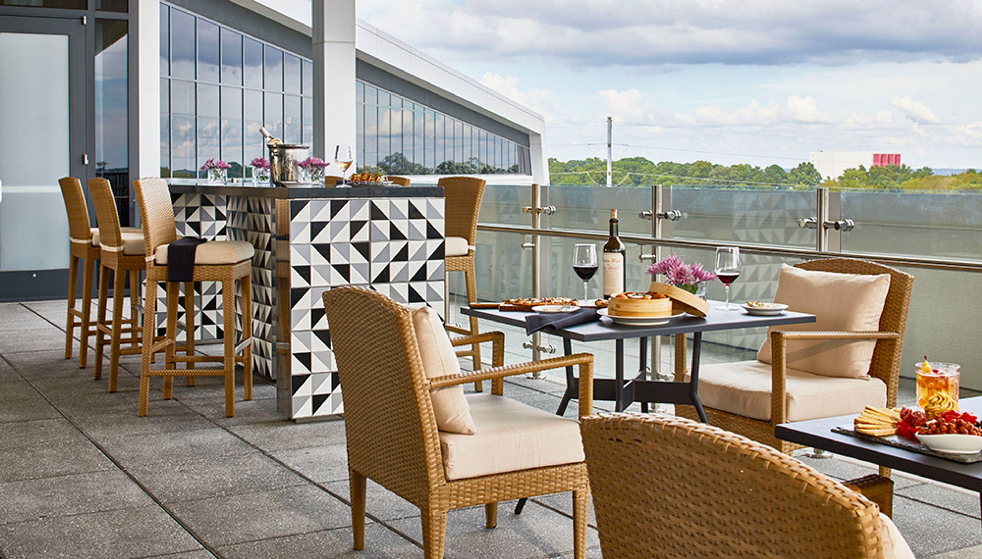 Rooftop Outdoor Terrace, an event space at Kimpton Overland Hotel, Atlanta