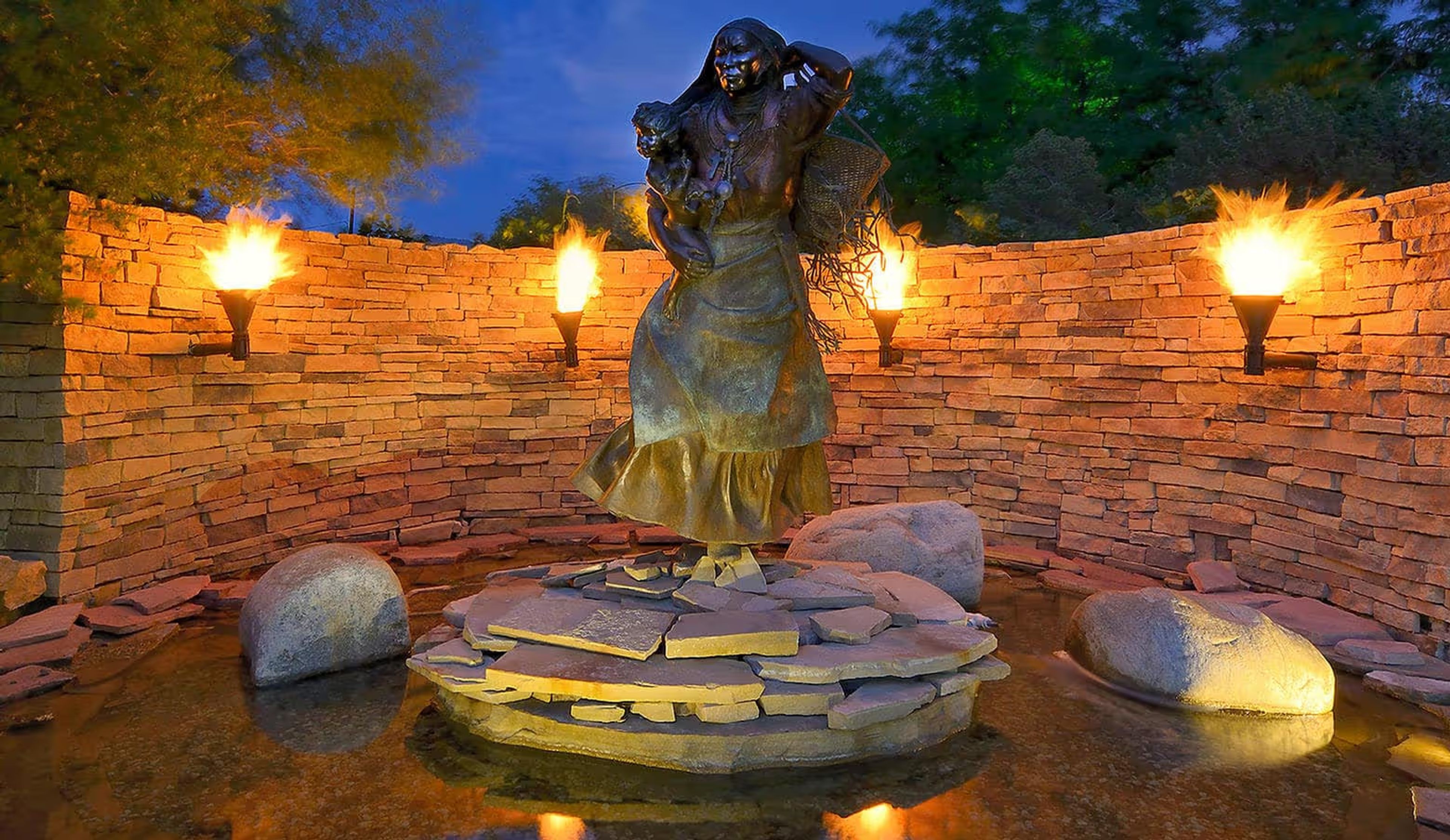 Outdoor Sculpture Garden, an event space at Inn and Spa Loretto