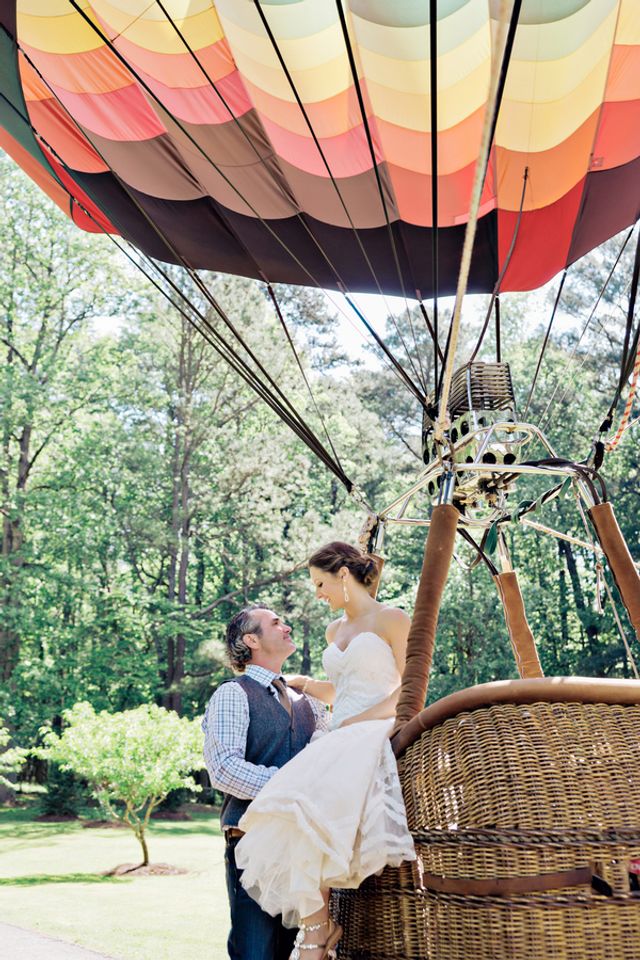 Featured photo from Bohemian Hot Air Balloon Wedding