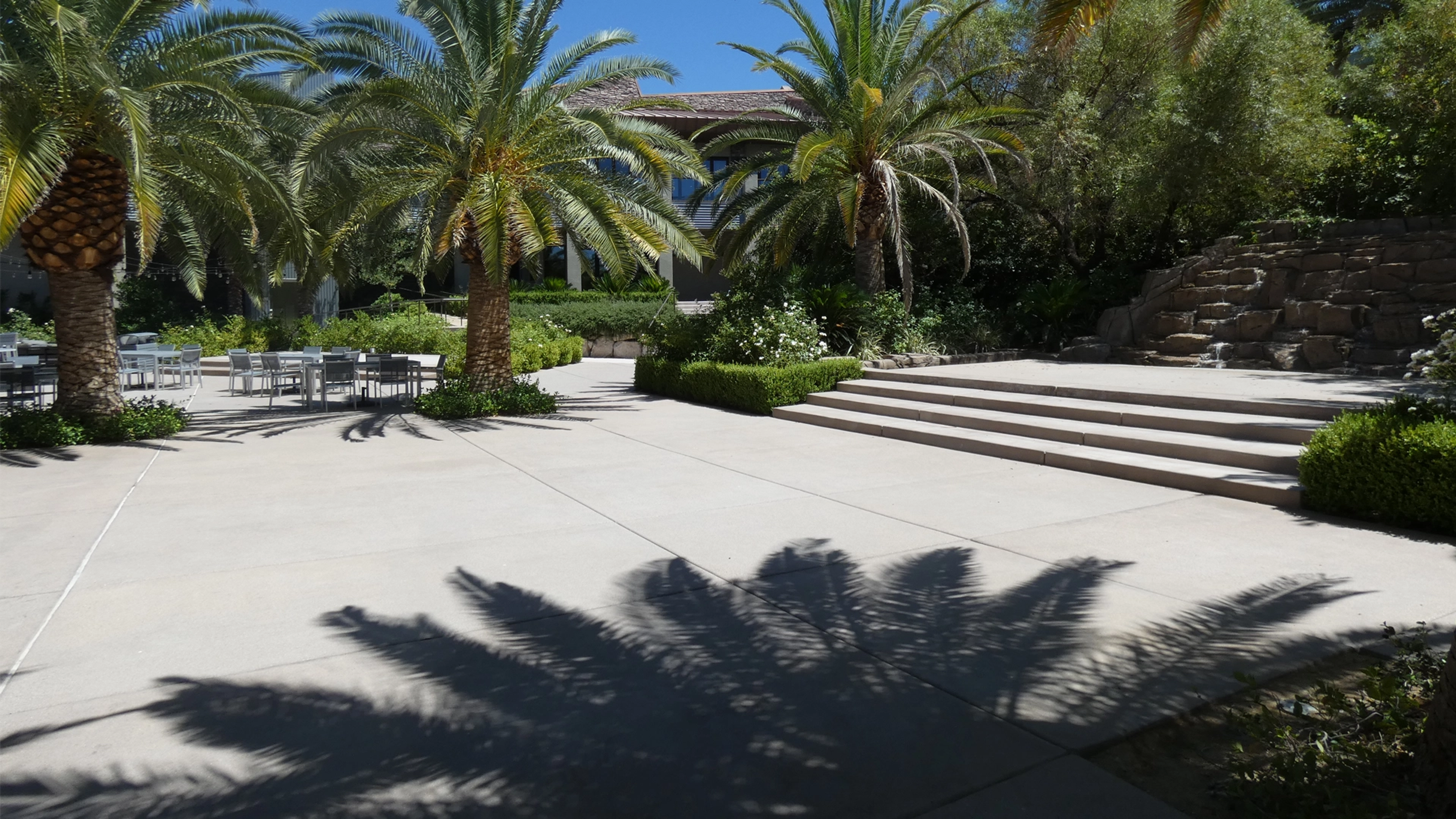 The Palm Court, an event space at DragonRidge Country Club