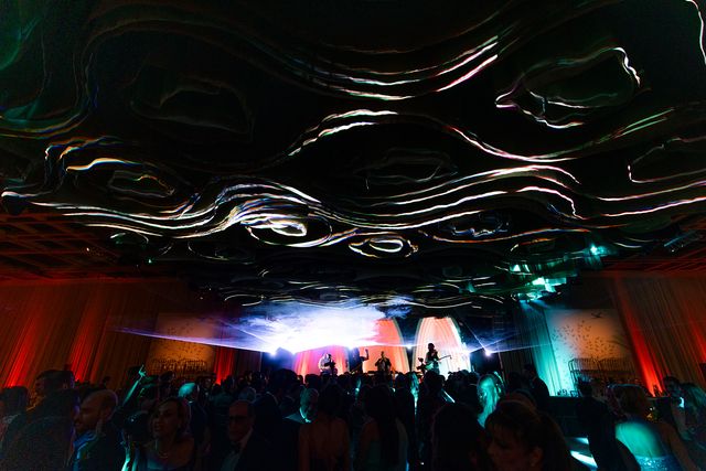 Featured photo from A Vibrant Wedding at Fairmont Century Plaza with Statement Lighting and Sculptural Ceiling Installations