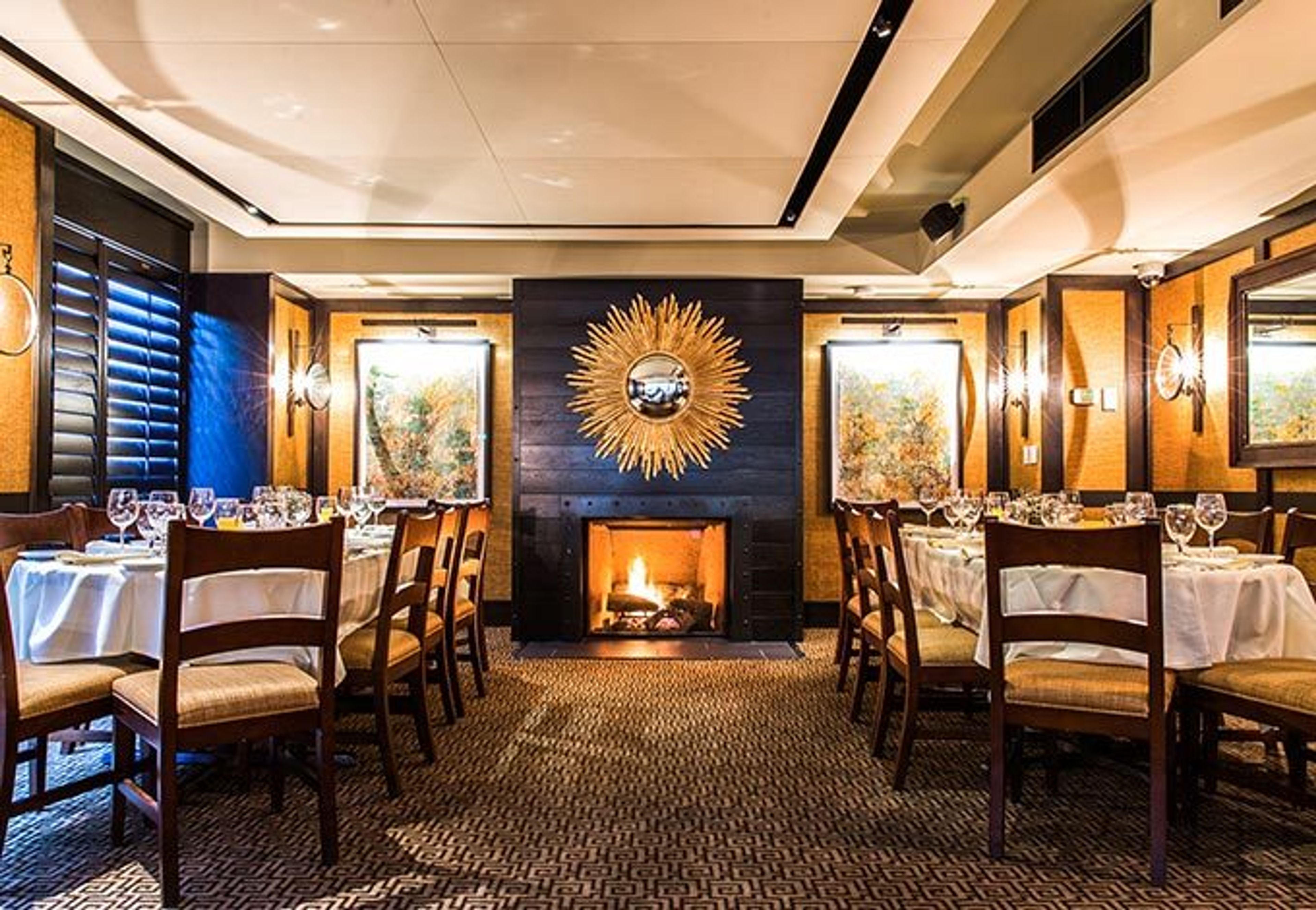 Fireplace Room, an event space at Harvest