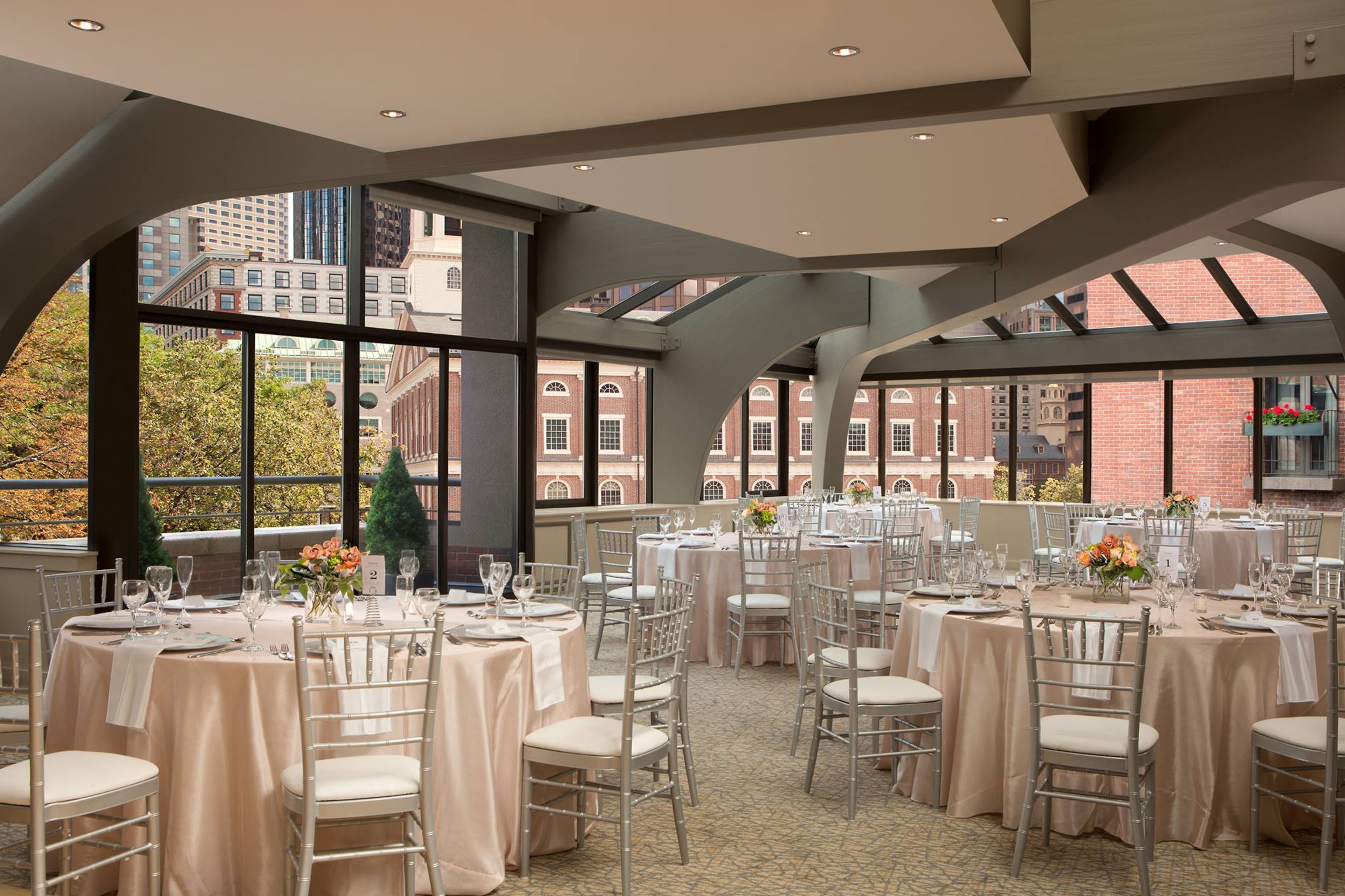 Seasons Ballroom, an event space at The Bostonian Hotel