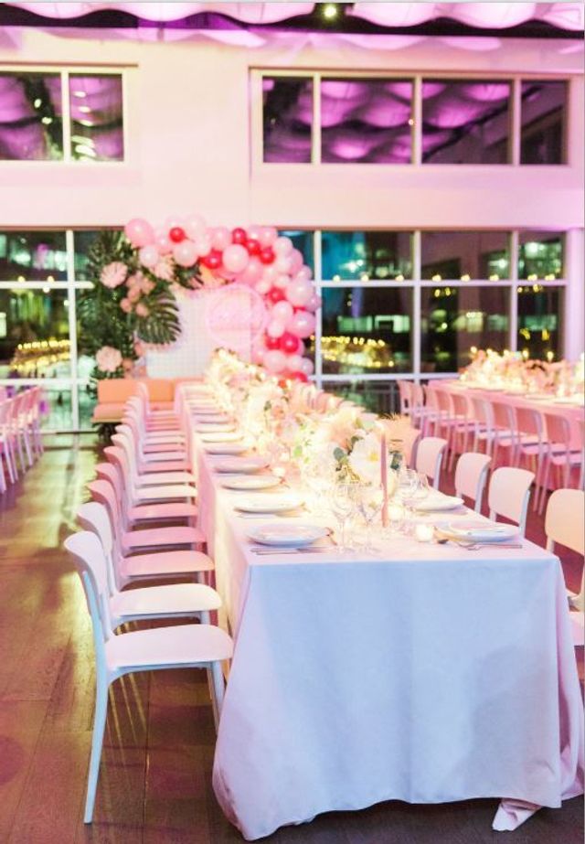 Featured photo from White and Blush Bat Mitzvah at Current in New York