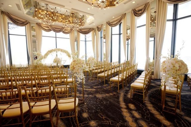 Featured photo from Gold and White Floral-Filled Wedding