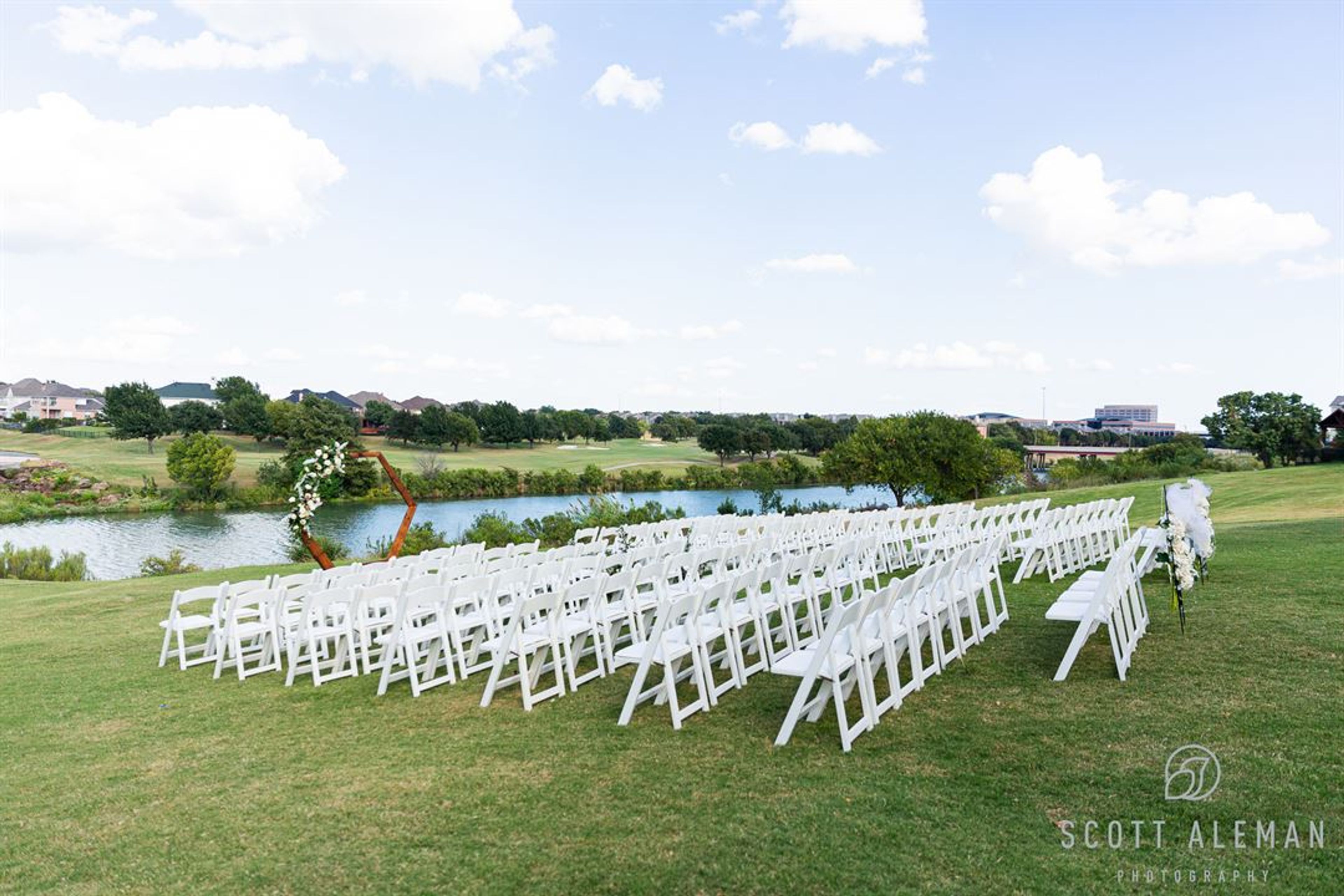 The Outdoor Ceremony Site, an event space at Hackberry Creek Country Club