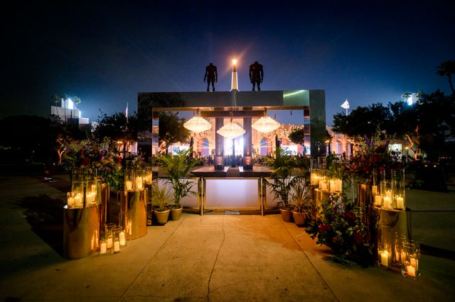 Featured photo from Experience this Refined Corporate Dinner Party Illuminated by Golden Light at the LA Memorial Coliseum