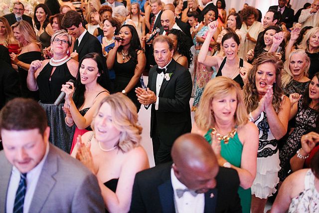 Featured photo from Rhythm Nation-SEC Football Coach NIck Saban's daughters wedding reception