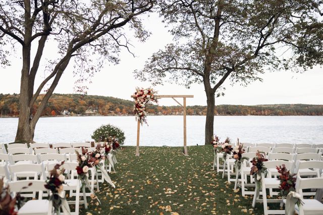 Featured photo from A Romantic Meredith Wedding Featuring a Waterfront Ceremony and Intimate Reception Styling