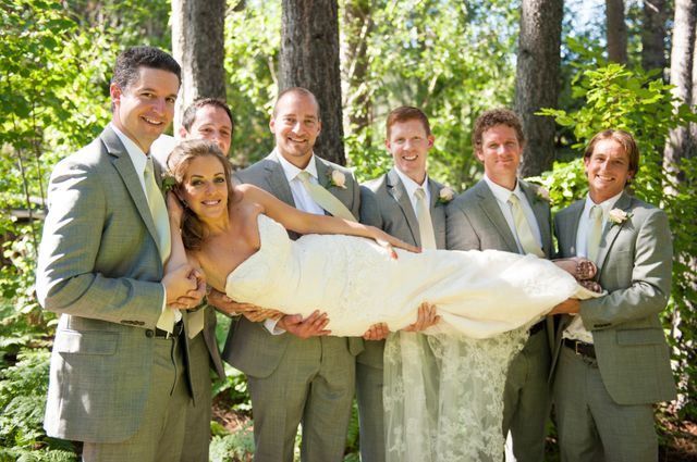 Featured photo from Lake Tahoe Shines As Back Drop for Family Filled Wedding