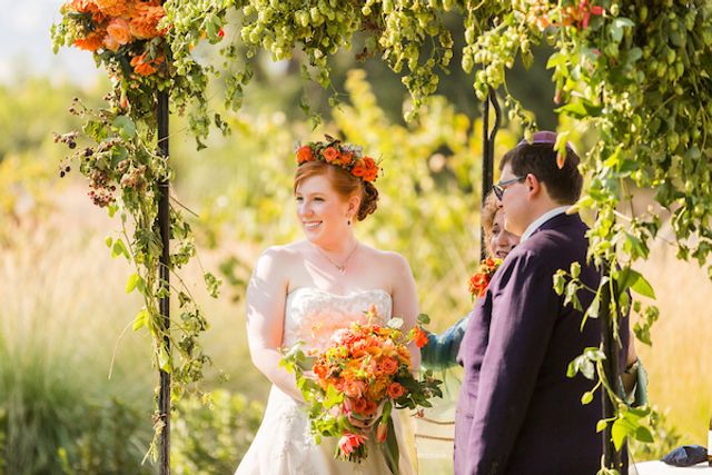 Featured photo from Fall Colors Inspire Wedding Hair