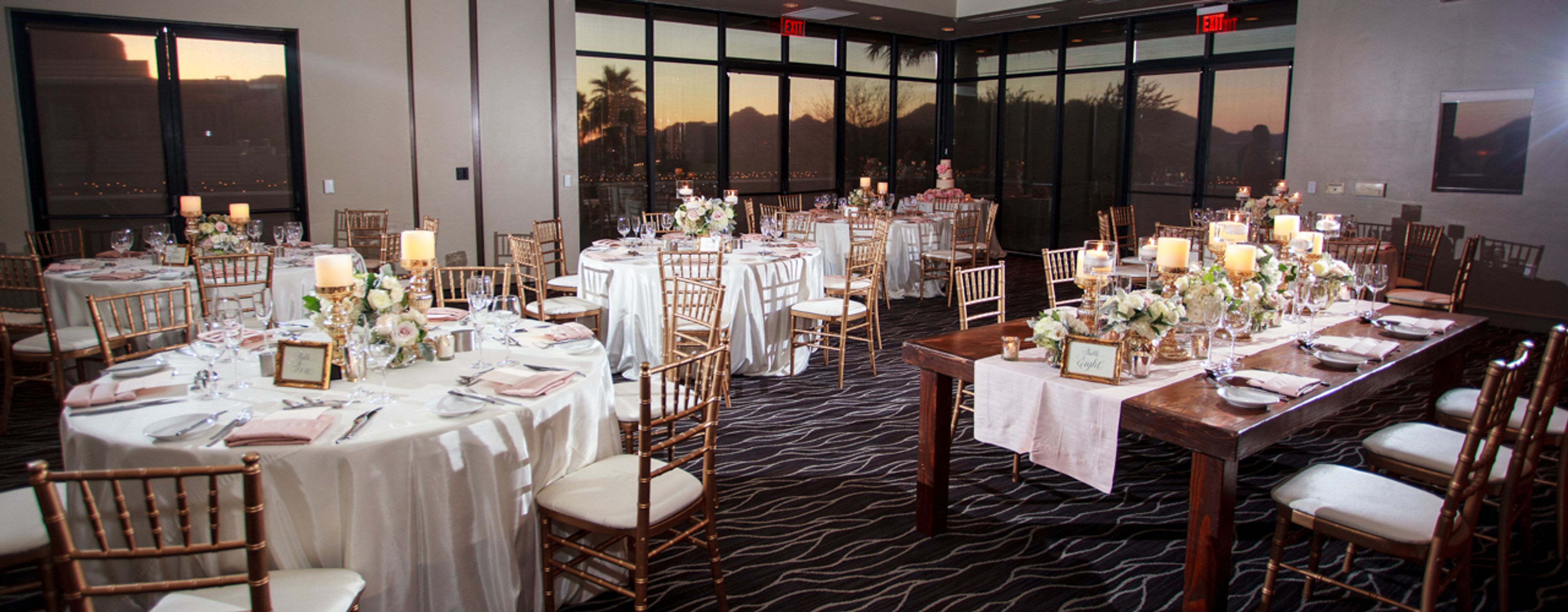 The Views Ballroom & Sunset Room, an event space at Sanctuary Camelback Mountain, A Gurney's Resort & Spa