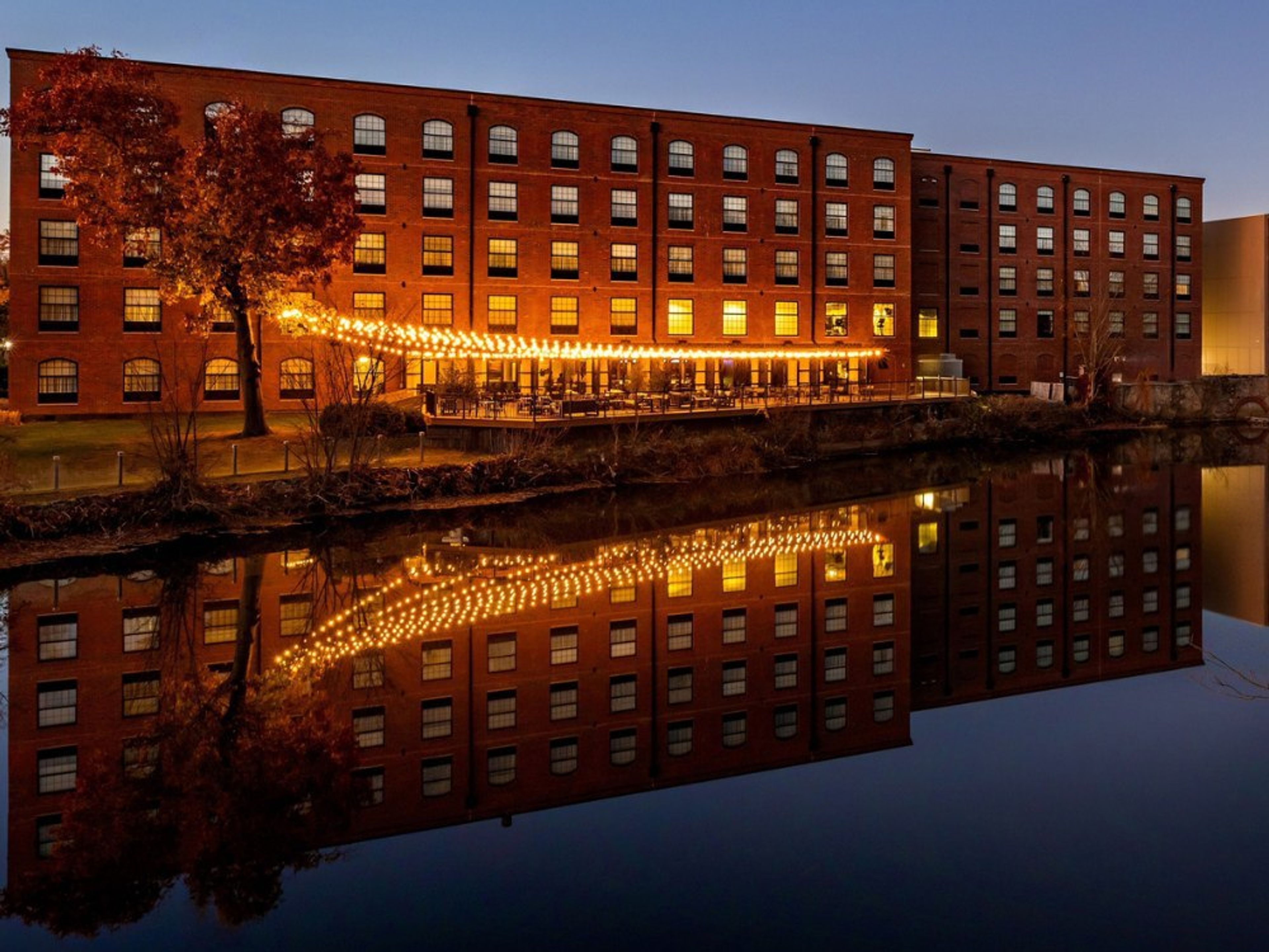 Riverside Deck, an event space at NYLO Providence/Warwick