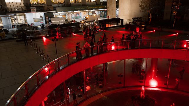 Featured photo from This Contemporary Venue Grand Opening in New York with Striking Interiors and Ambient Glow Was Meant To Be