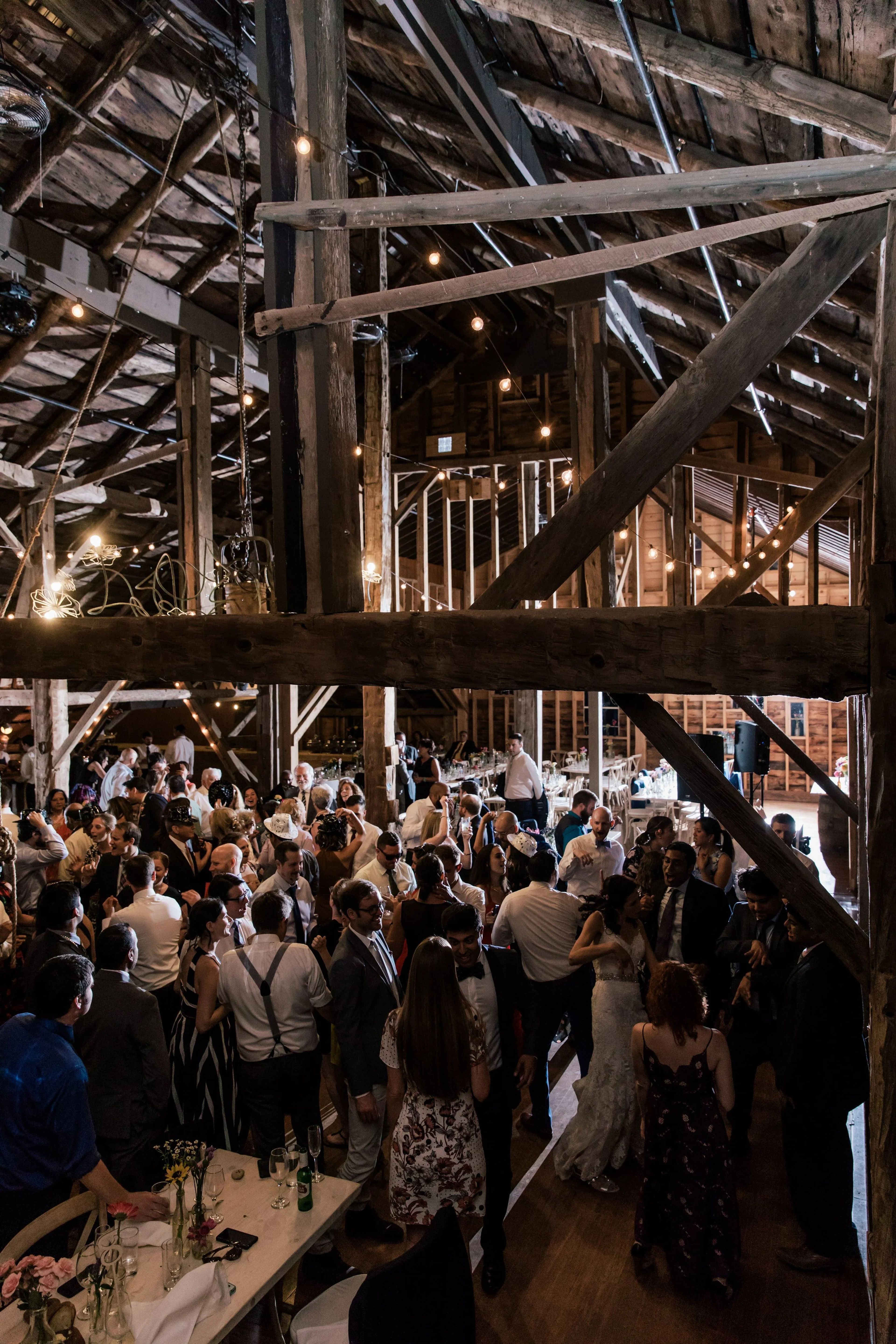 The Blenheim Barn, an event space at Blenheim Hill Farm