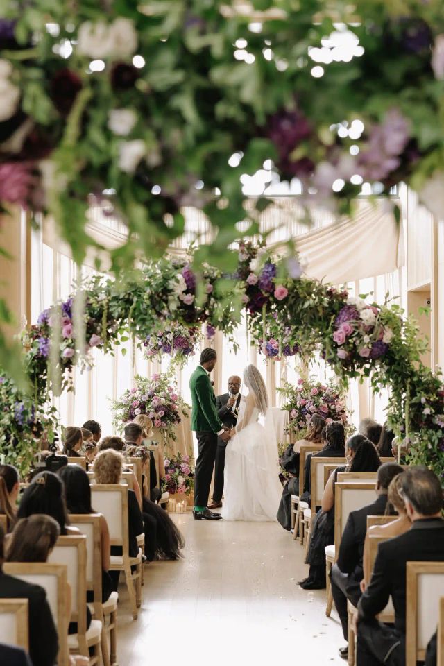 Featured photo from Luxe Wedding in Tampa with Amethyst Florals and Emerald Velvet Details