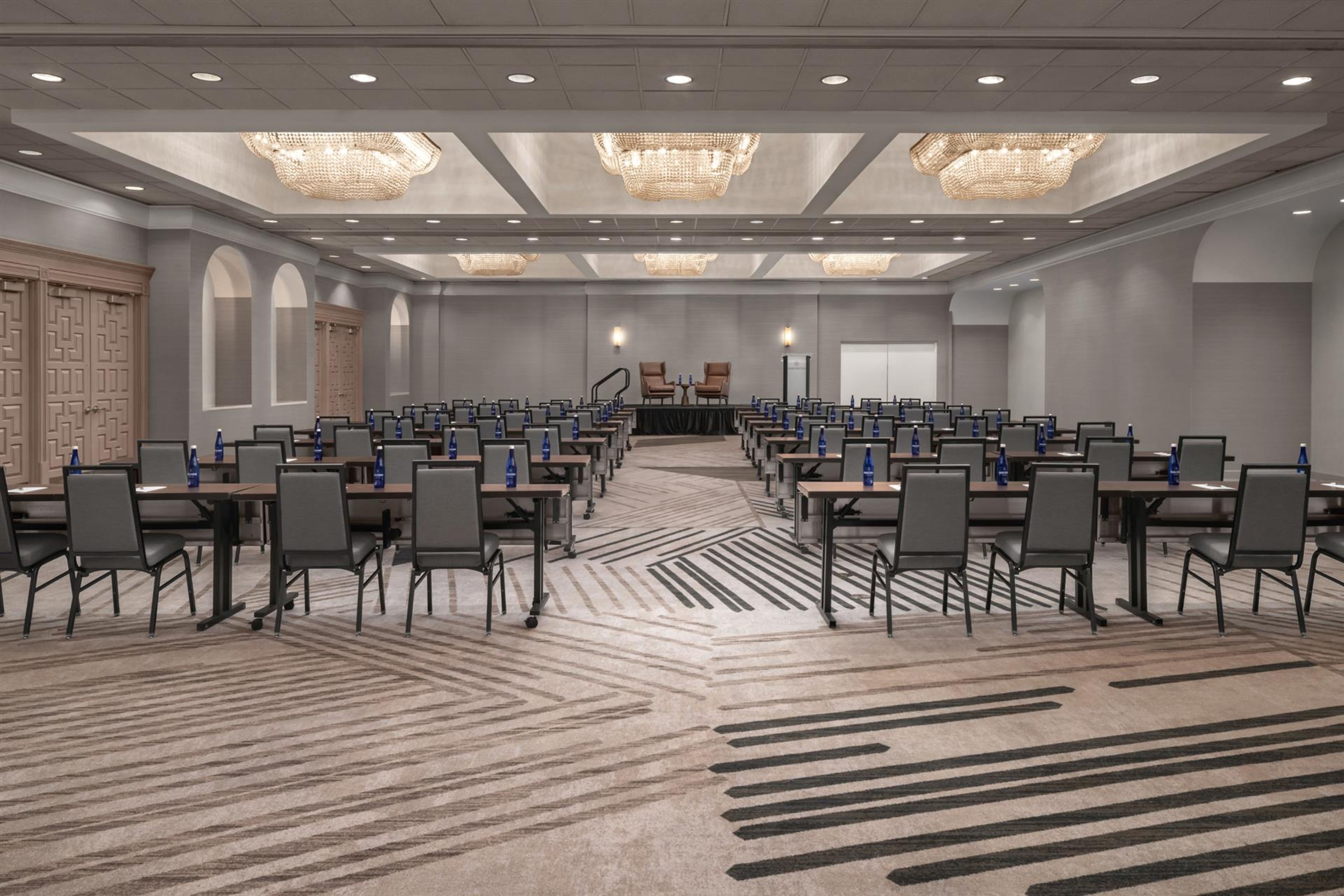 Windsor Locks Ballroom, an event space at Sheraton Hartford Hotel at Bradley Airport