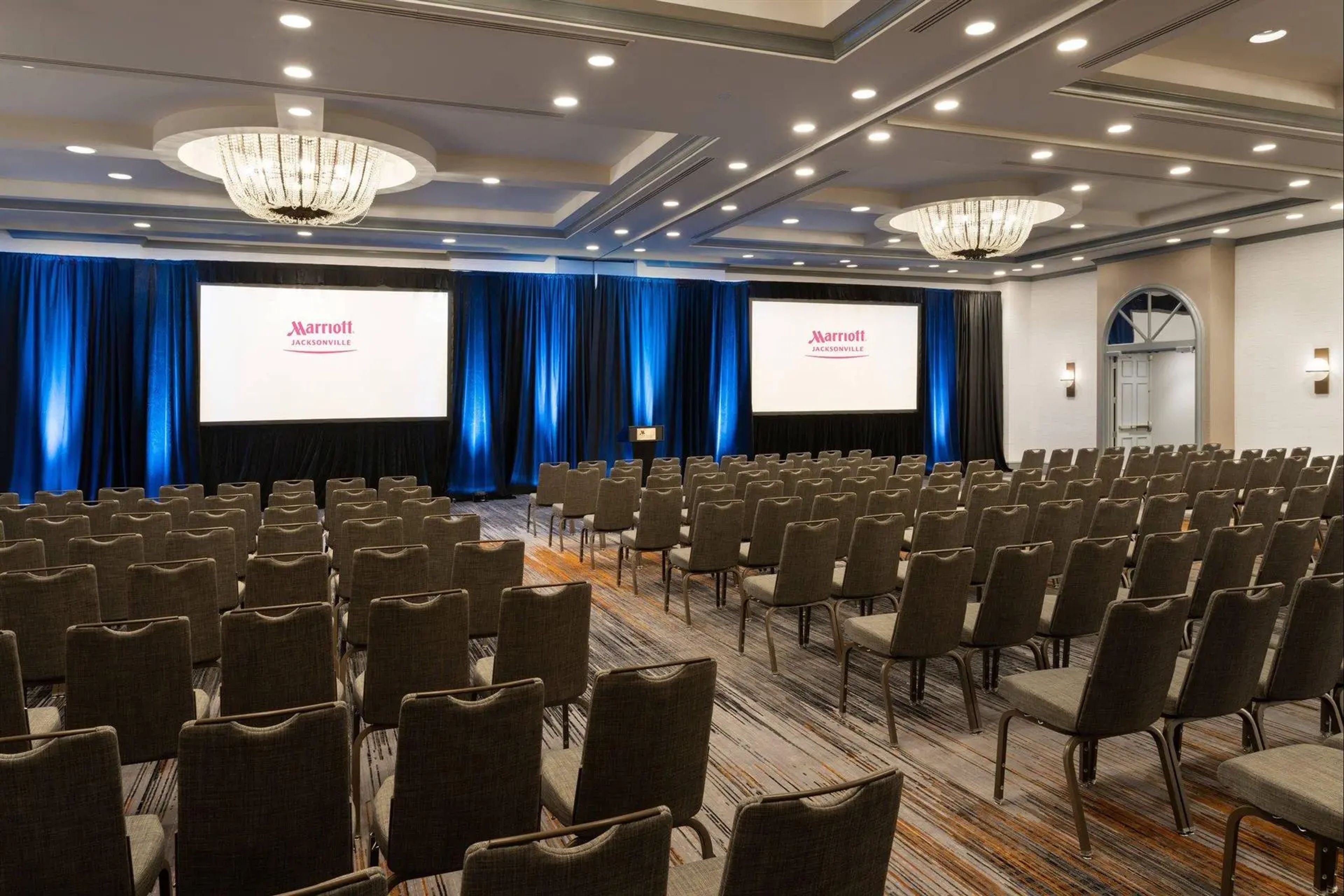 Duval Ballroom, an event space at Marriott Jacksonville Downtown