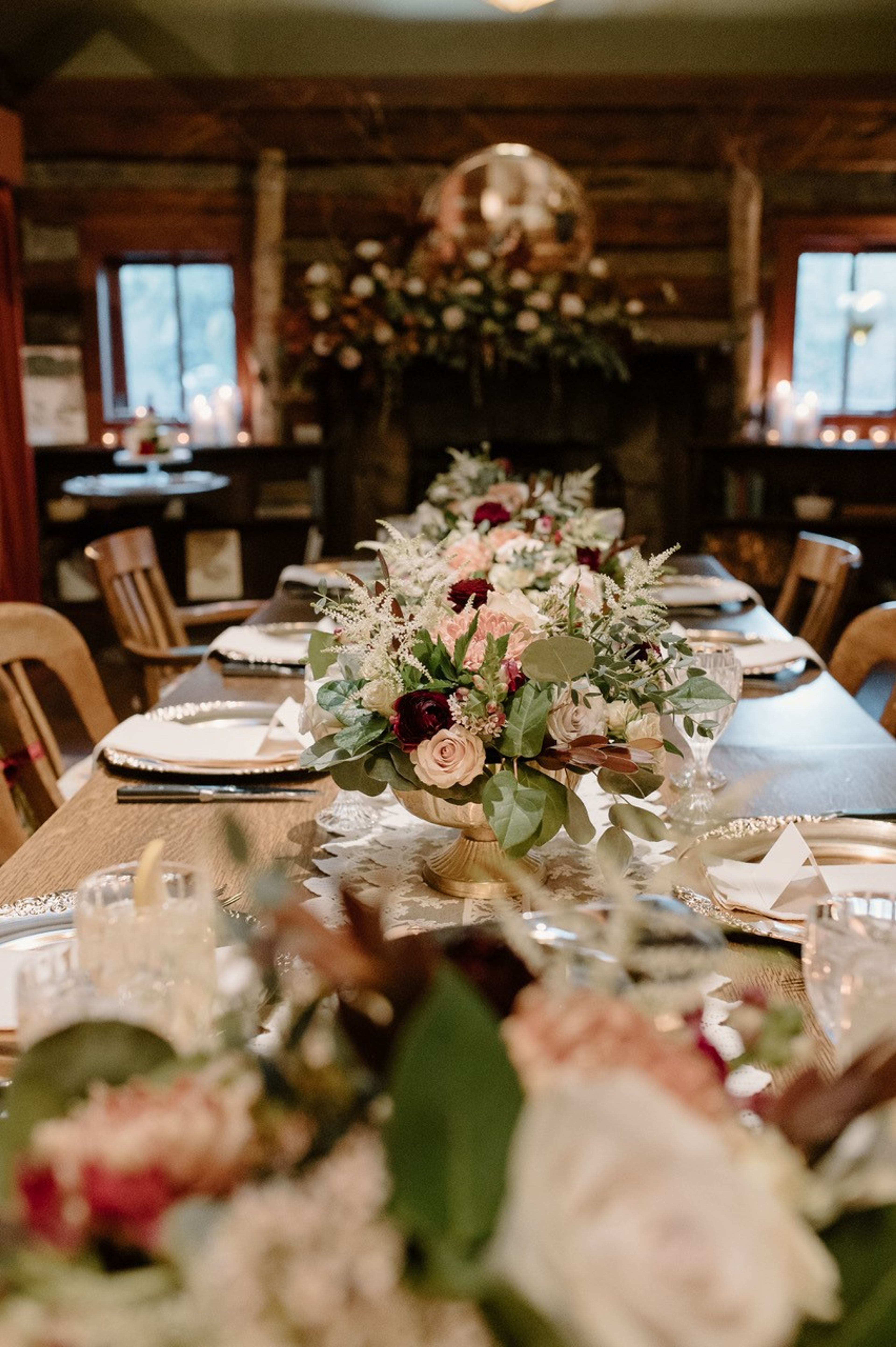 The Dailey Cabin, an event space at Highland Haven Creekside Inn