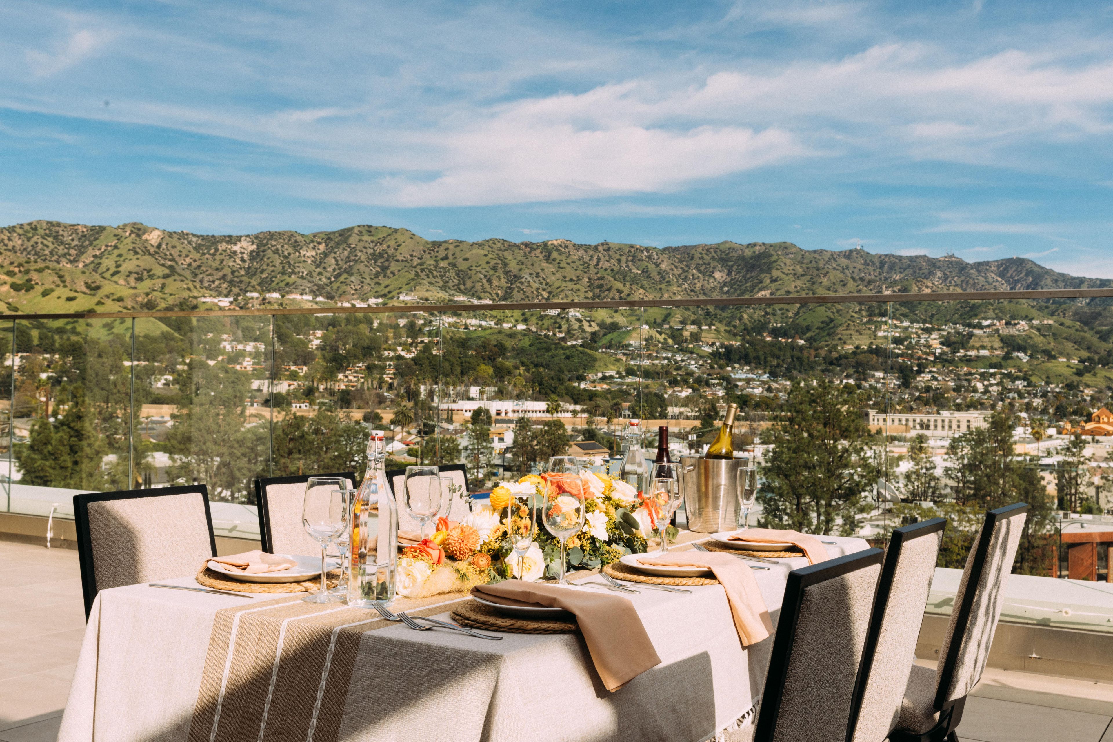 The Lookout Rooftop Deck, an event space at Cambria Hotel Burbank Airport