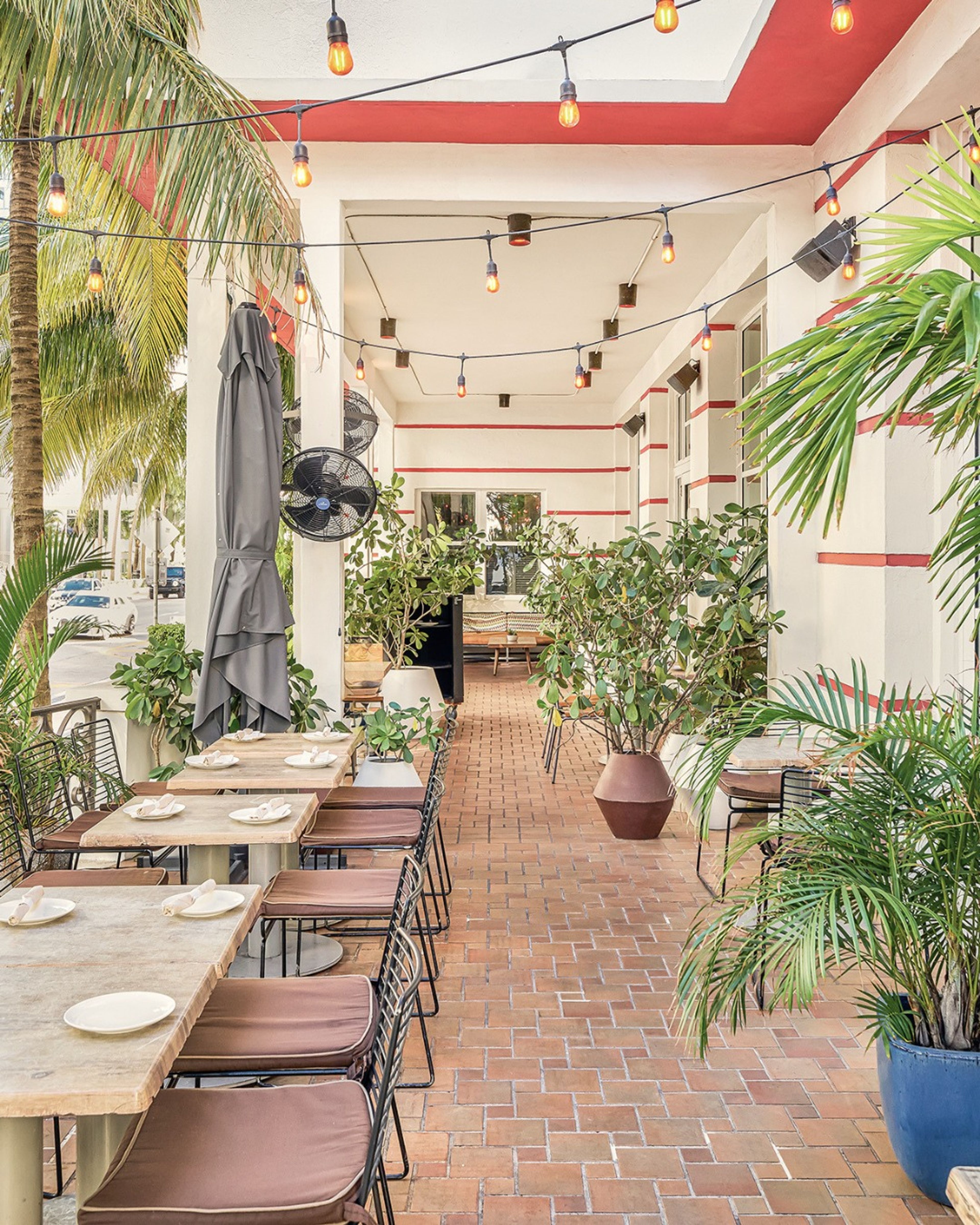 Front Patio, an event space at Hotel Rendale Miami Beach