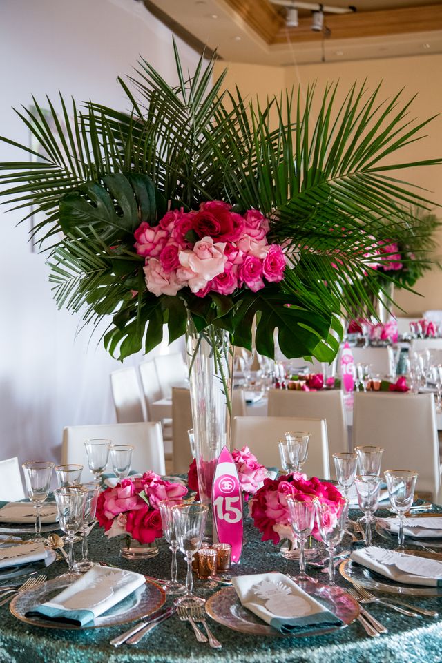 Featured photo from Tropical Inspired Bat Mitzvah at The Resort at Pelican Hill in Laguna Beach, CA