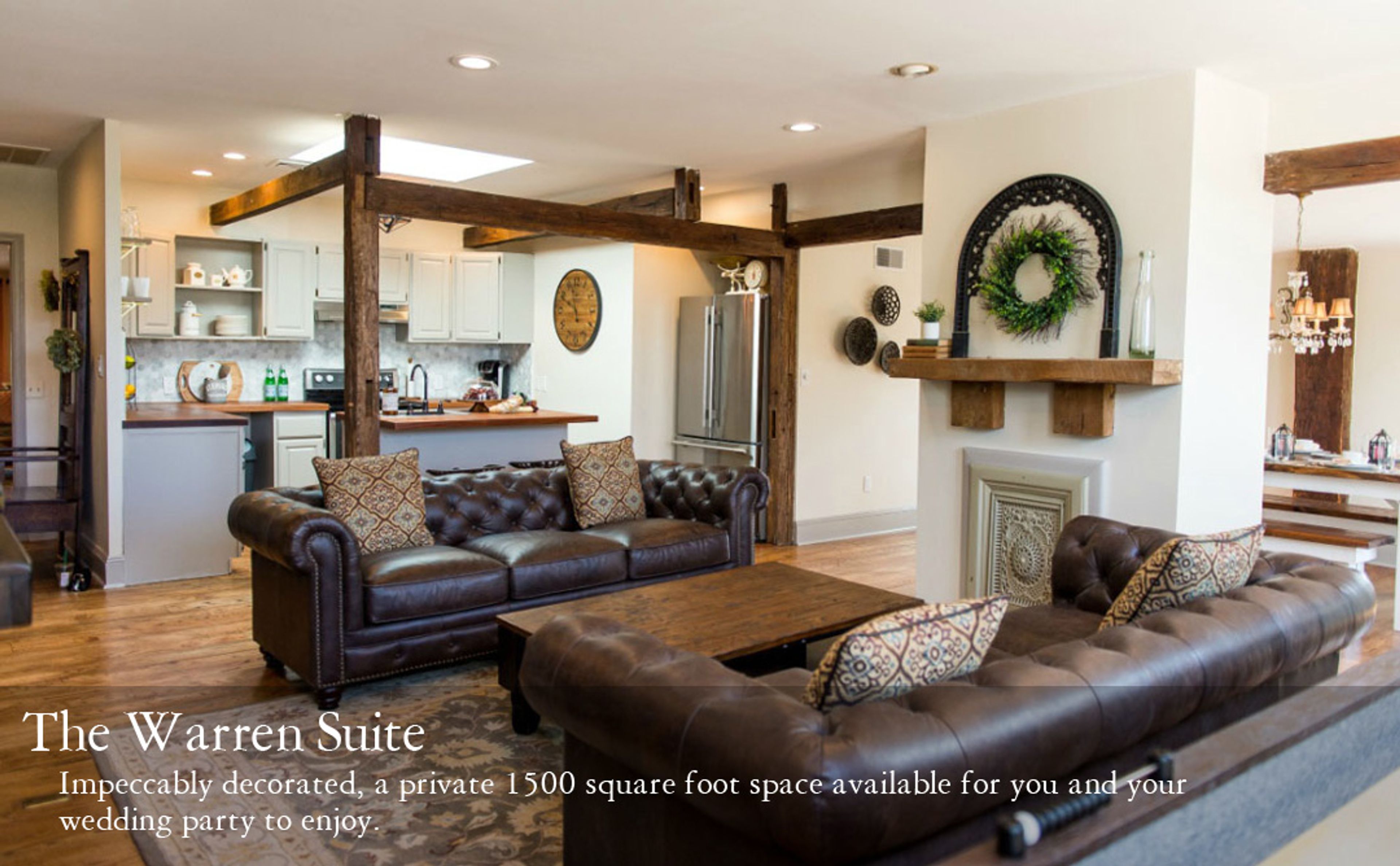 The Warren Suite, an event space at David's Country Inn