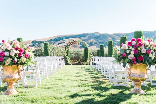 Featured photo from Vibrant Pink and Gold Vineyard Wedding at Viansa Sonoma in Sonoma, CA