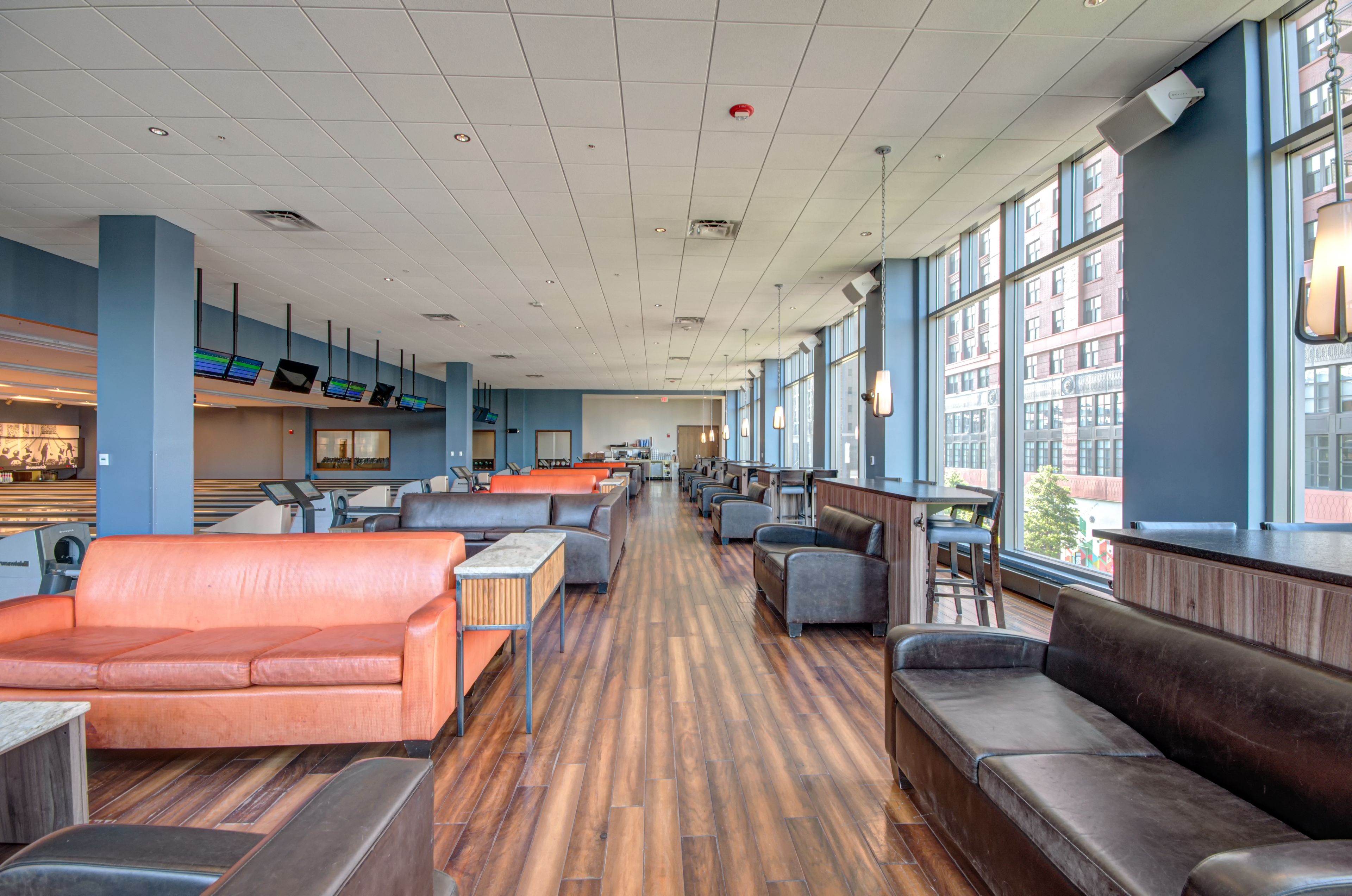 Bowling Lanes, an event space at Pinstripes North Bethesda