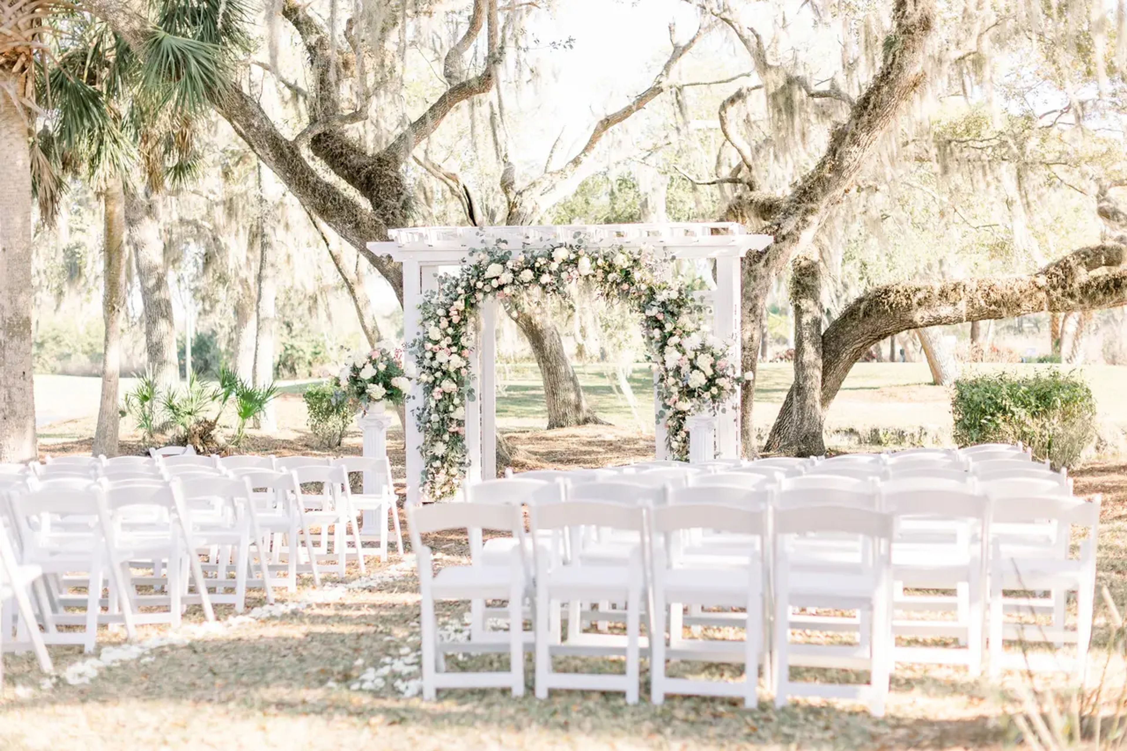 Oak Garden, an event space at Ardea Country Club