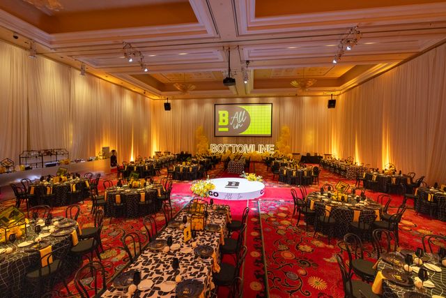Featured photo from Discover This Striking Gala at Encore Boston Harbor with Bold Yellow Accents and Custom Displays