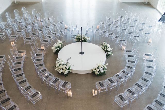 Featured photo from Discover This Dramatic Wedding at Westwind Hills with a Crystal Chandelier Reception and Sleek Monochromatic Design