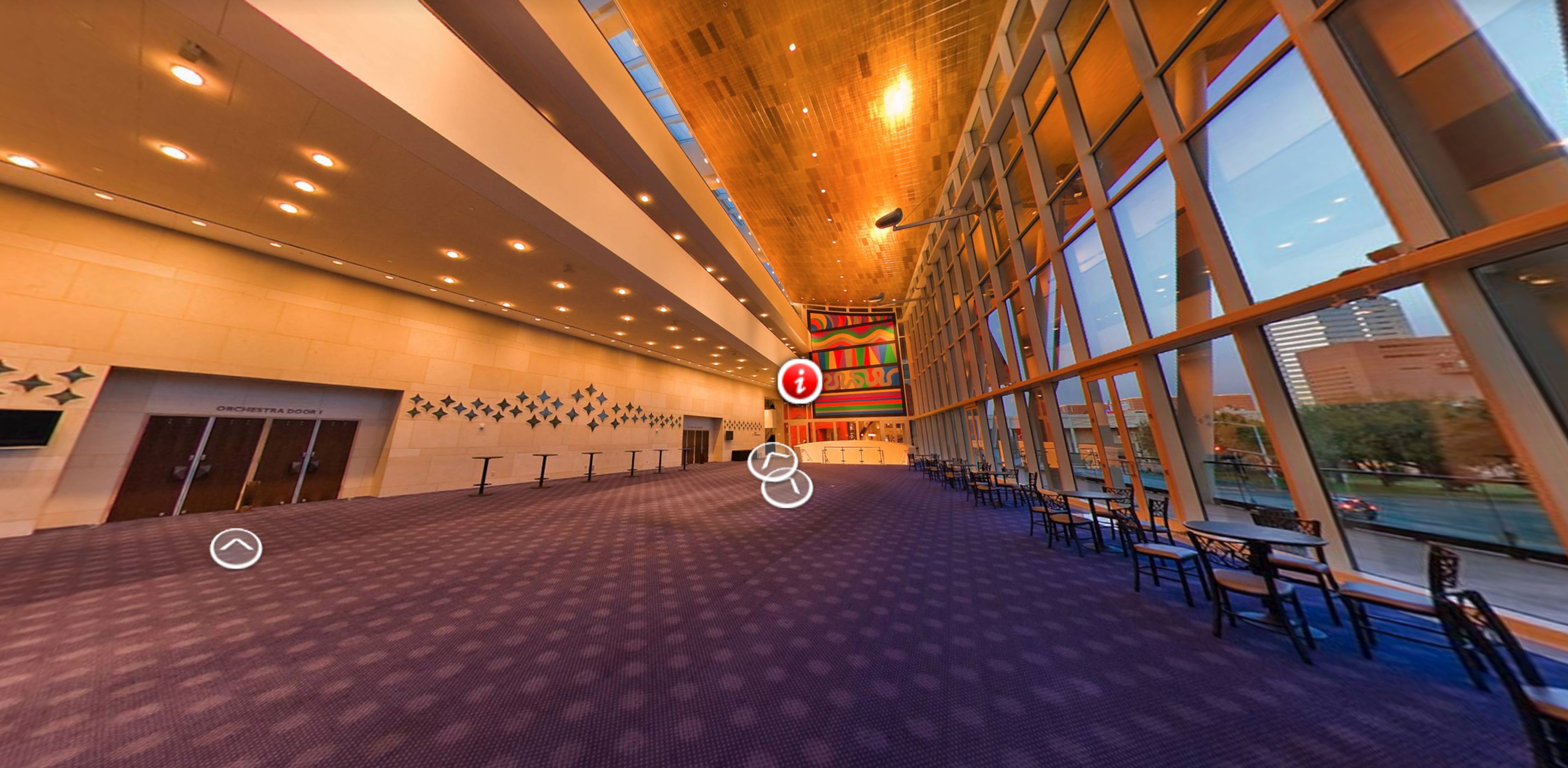 Grand Lobby, an event space at The Hobby Center for the Performing Arts
