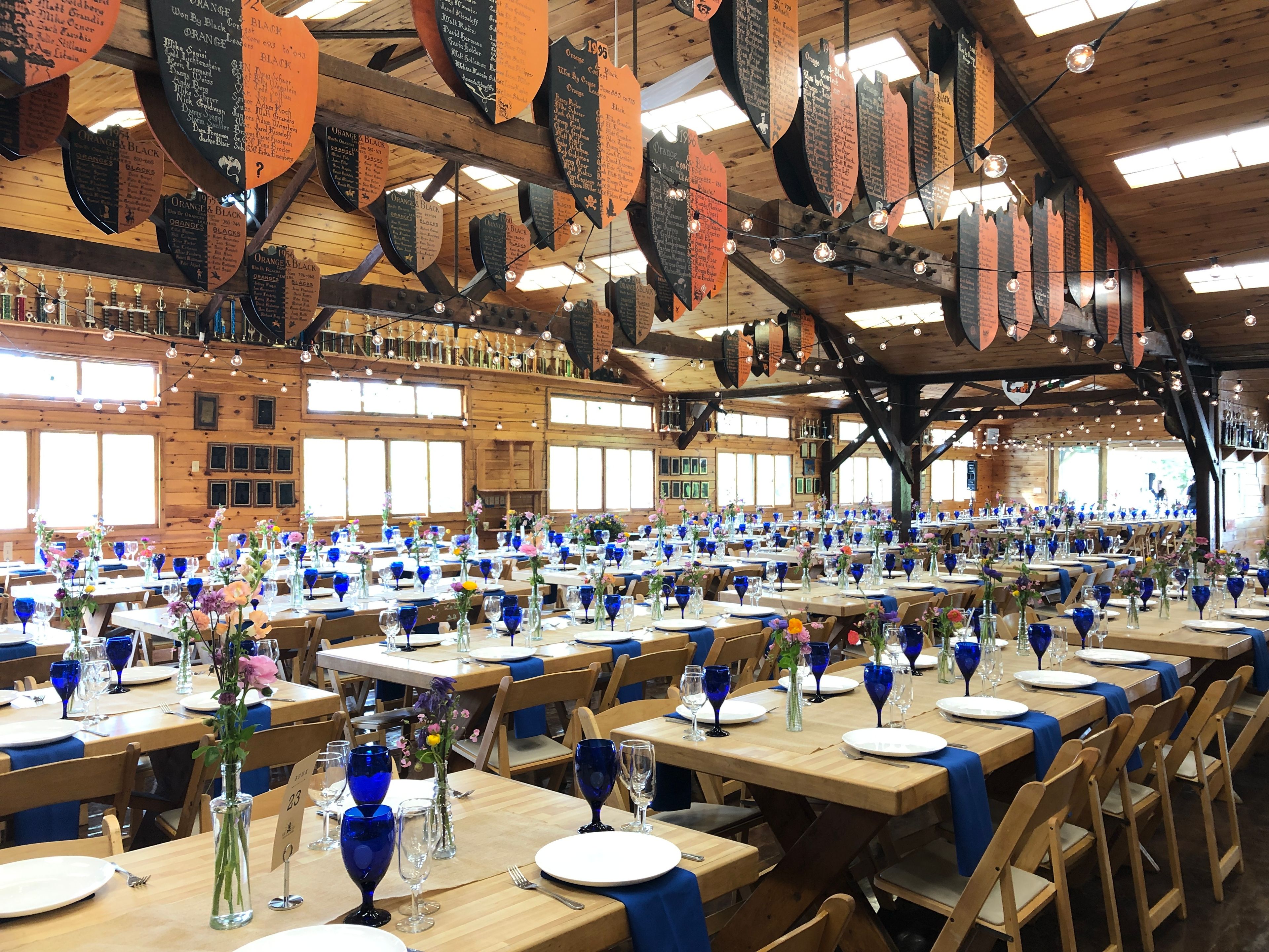 Dinning Hall, an event space at Camp Lenox