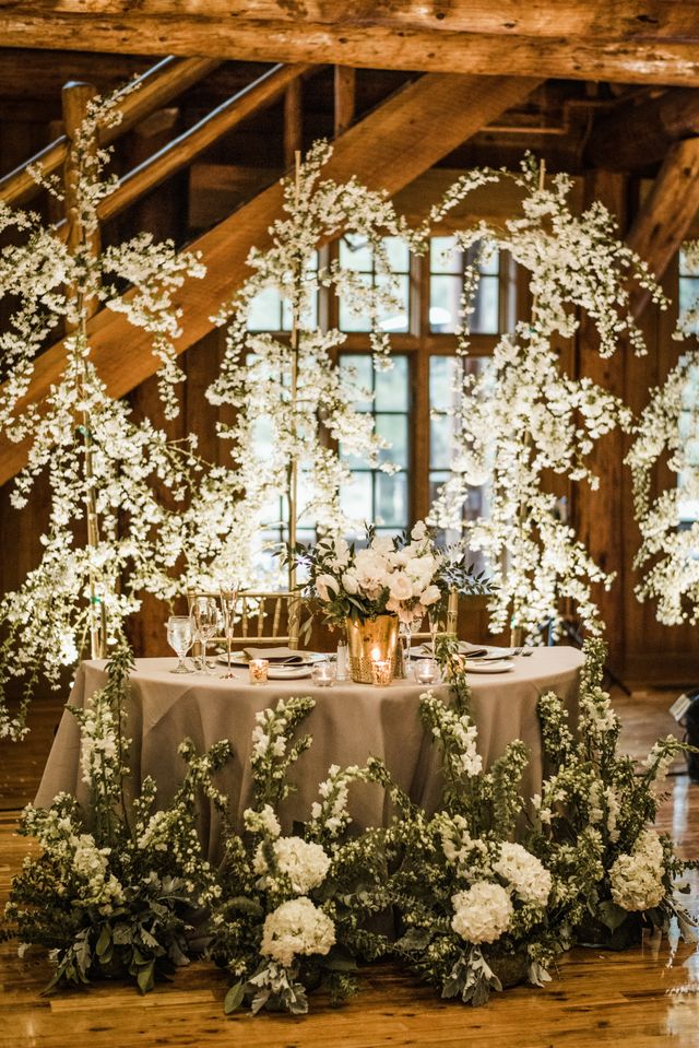 Featured photo from Enchanting White Floral Sunriver Resort Wedding