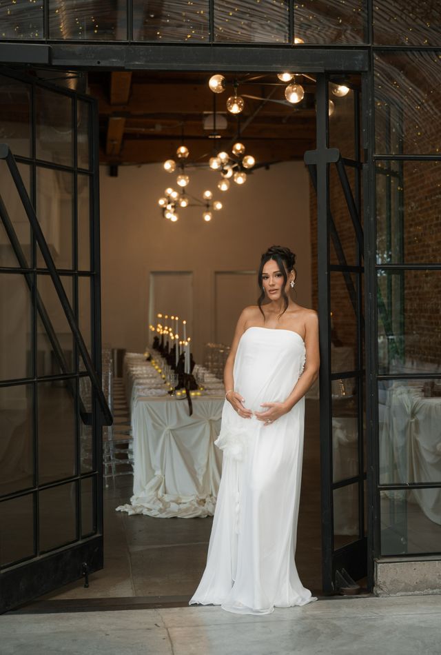 Featured photo from Always Be My Baby, A Draped Baby Shower with Candlelit Details