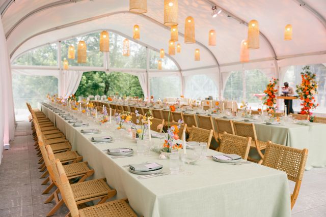 Featured photo from Step Into This Boston Wedding with Vibrant Florals and a Light-Filled Tent Reception