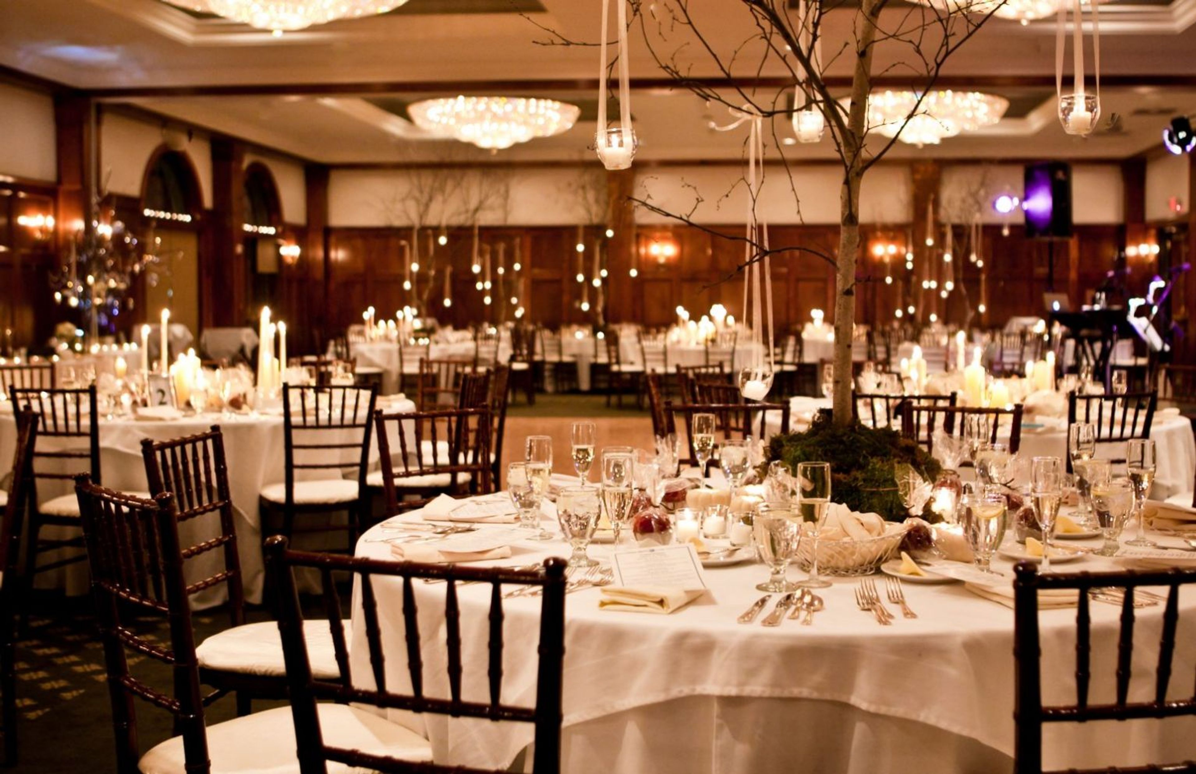 Evergreen Ballroom, an event space at Skytop Lodge