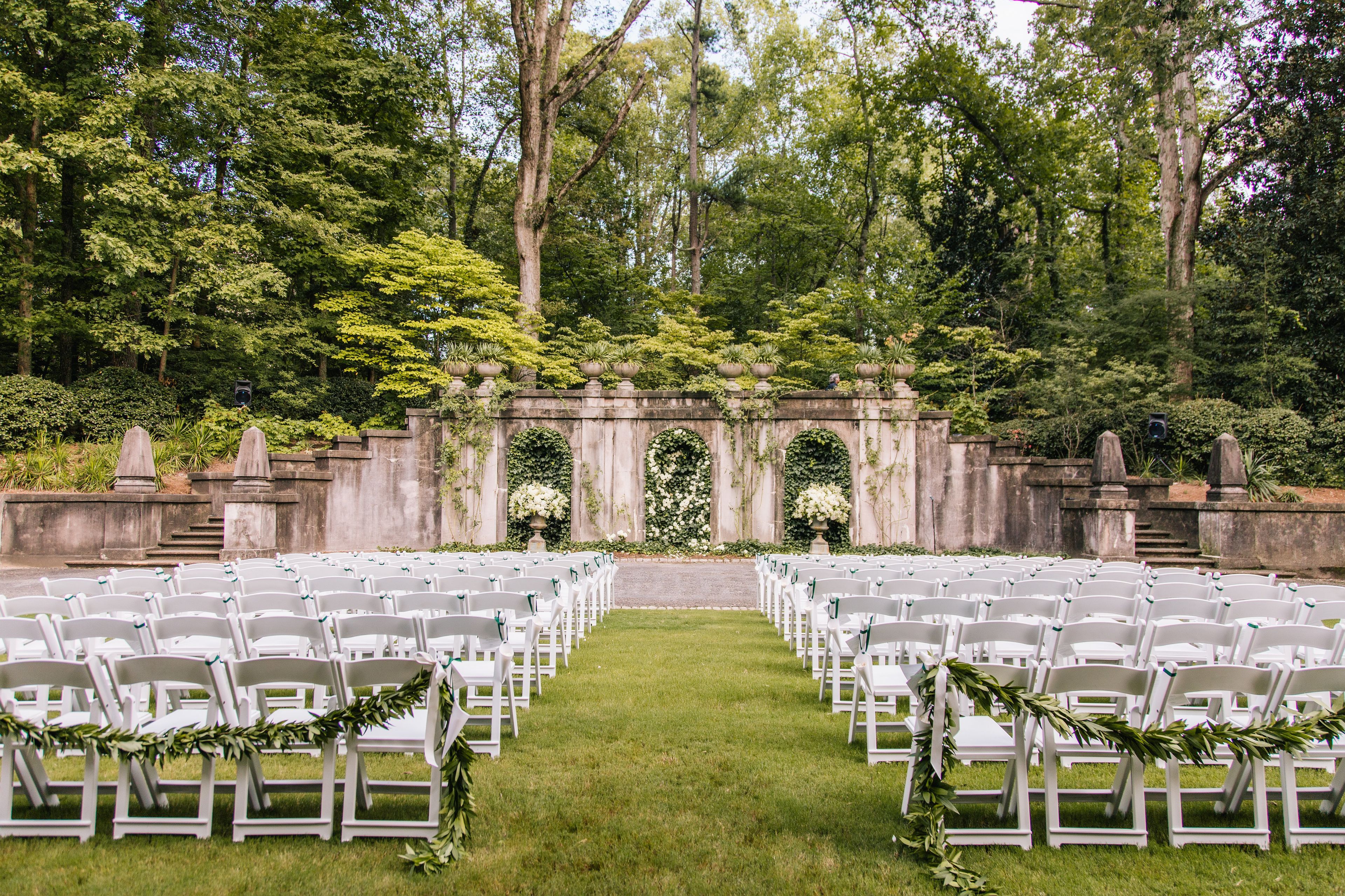 Swan House Gardens, an event space at Atlanta History Center