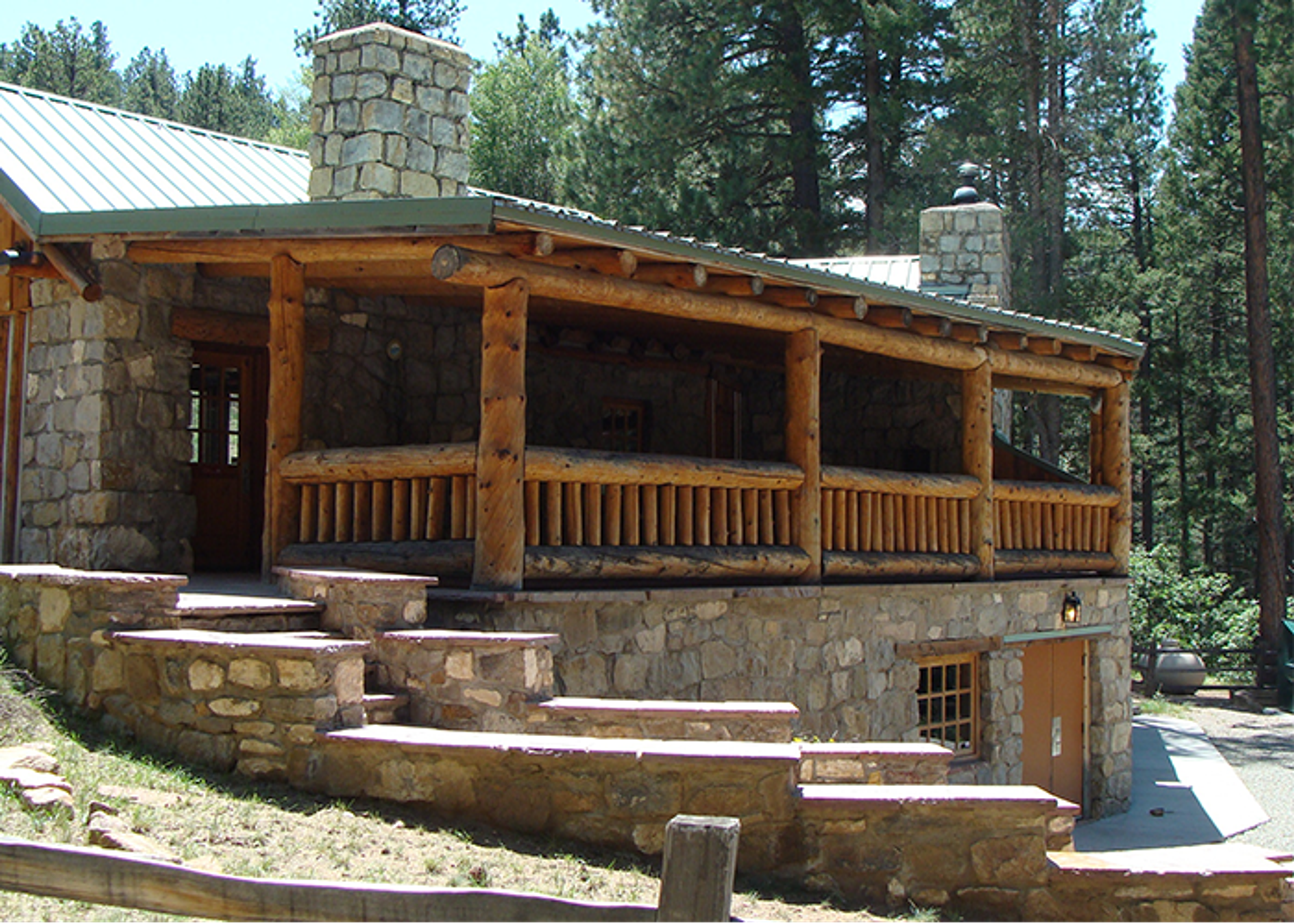 Historic Lodge, an event space at Hyde Memorial State Park