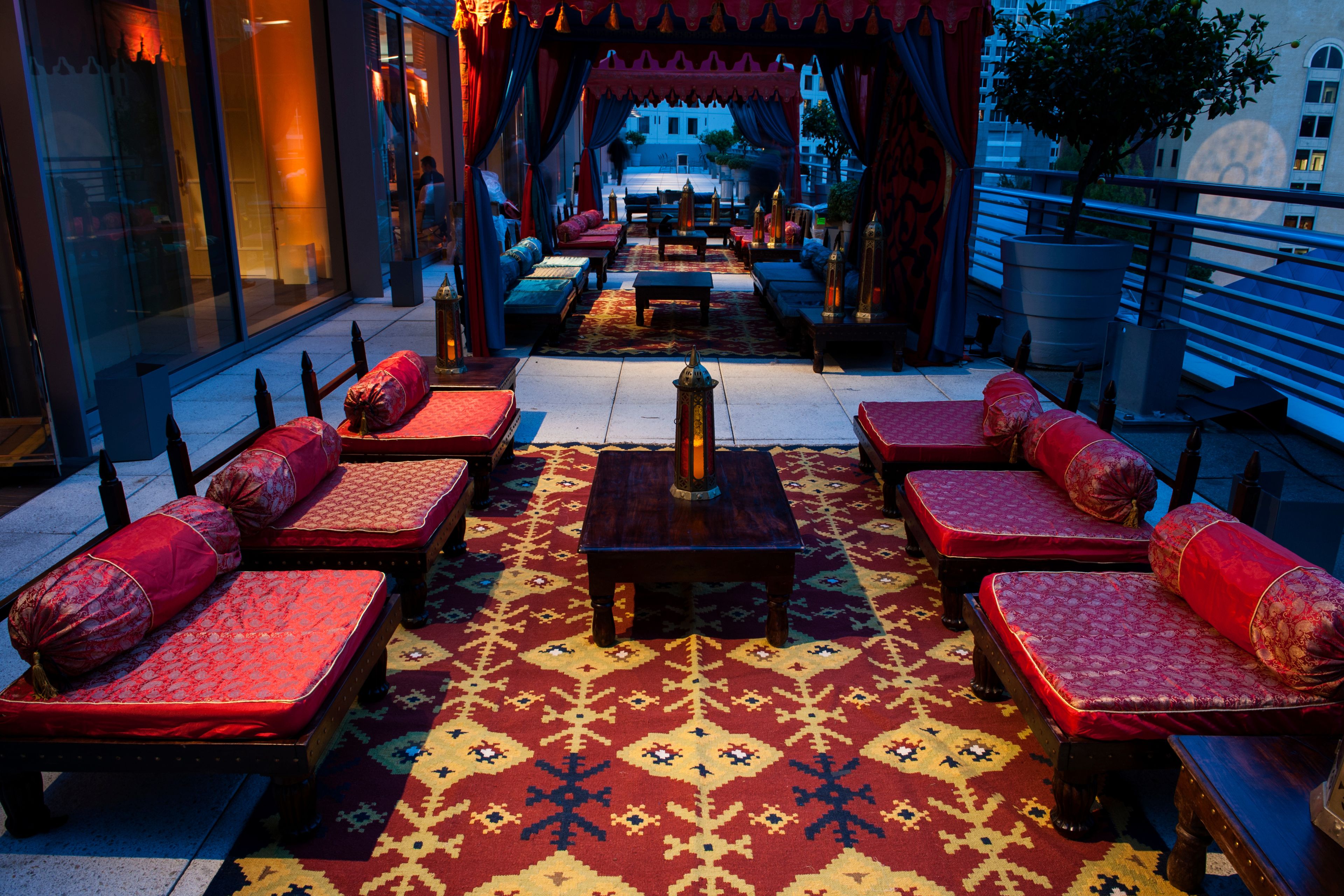 Veranda Terrace, an event space at Four Seasons San Francisco