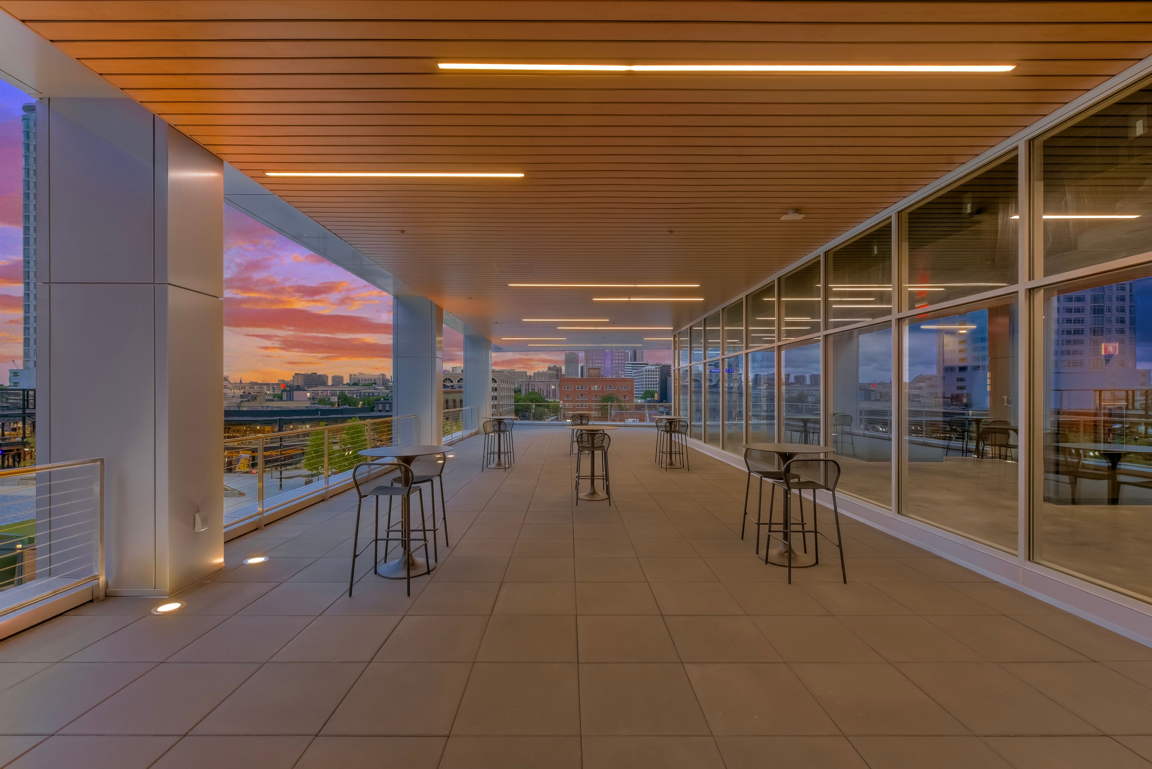 Terrace and Outdoor Terrace, an event space at Landmark Credit Union Live