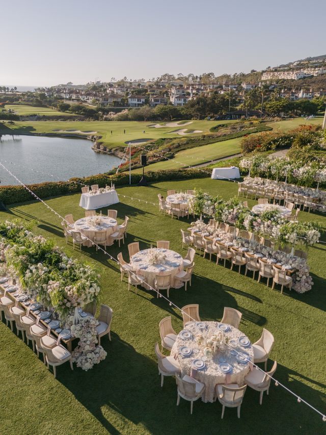 Featured photo from See This Intimate Golf Course Wedding Featuring White and Blush Roses and Lantern-Lit Romance