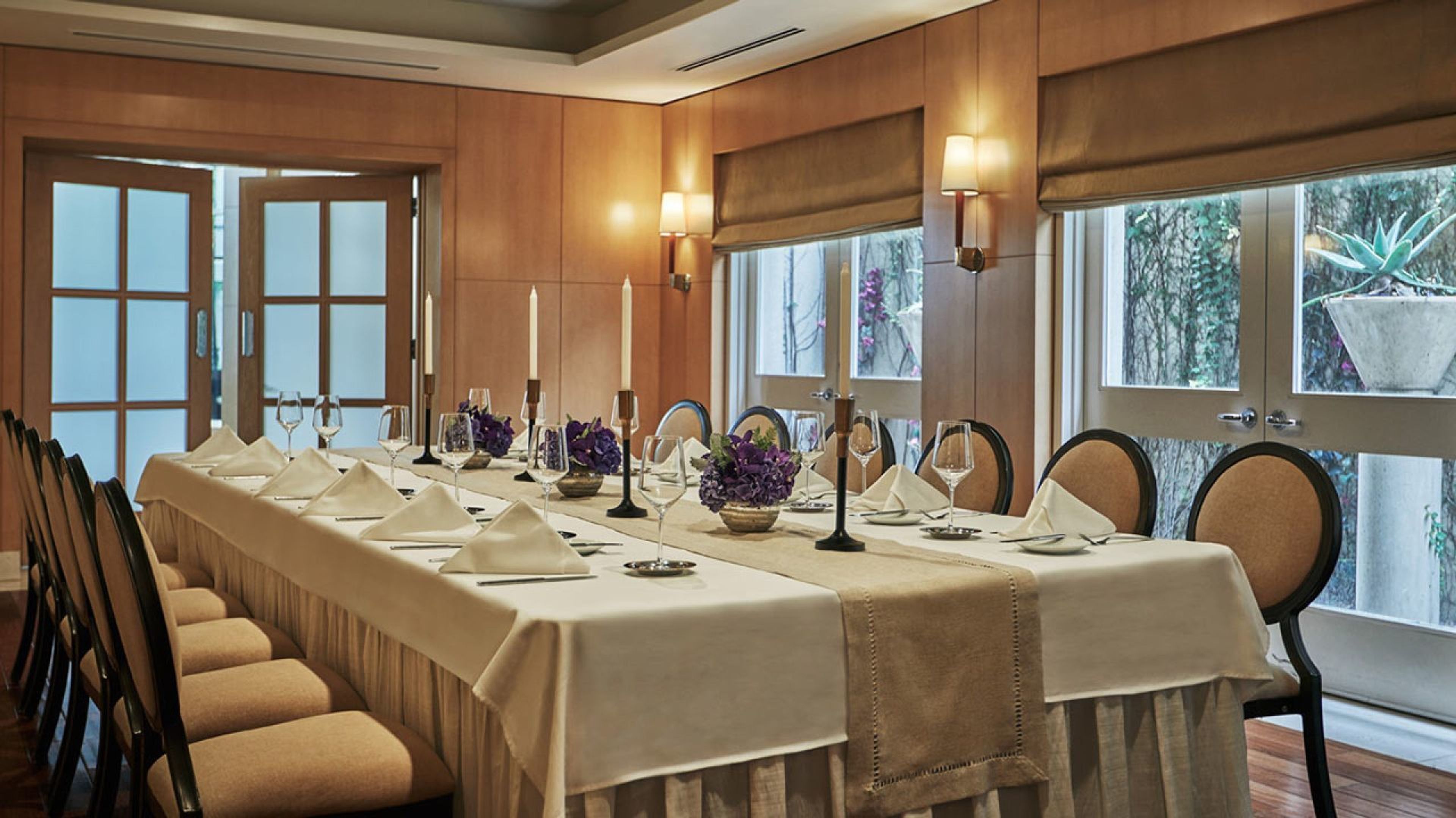 Semi Private Dining Room, an event space at L'Ermitage Beverly Hills