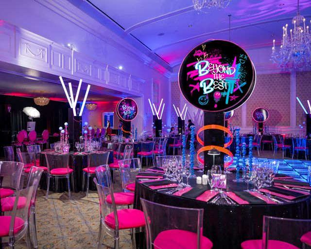 Featured photo from See This Colorful Bat Mitzvah at Washington Golf and Country Club Featuring Custom Graffiti Backdrops