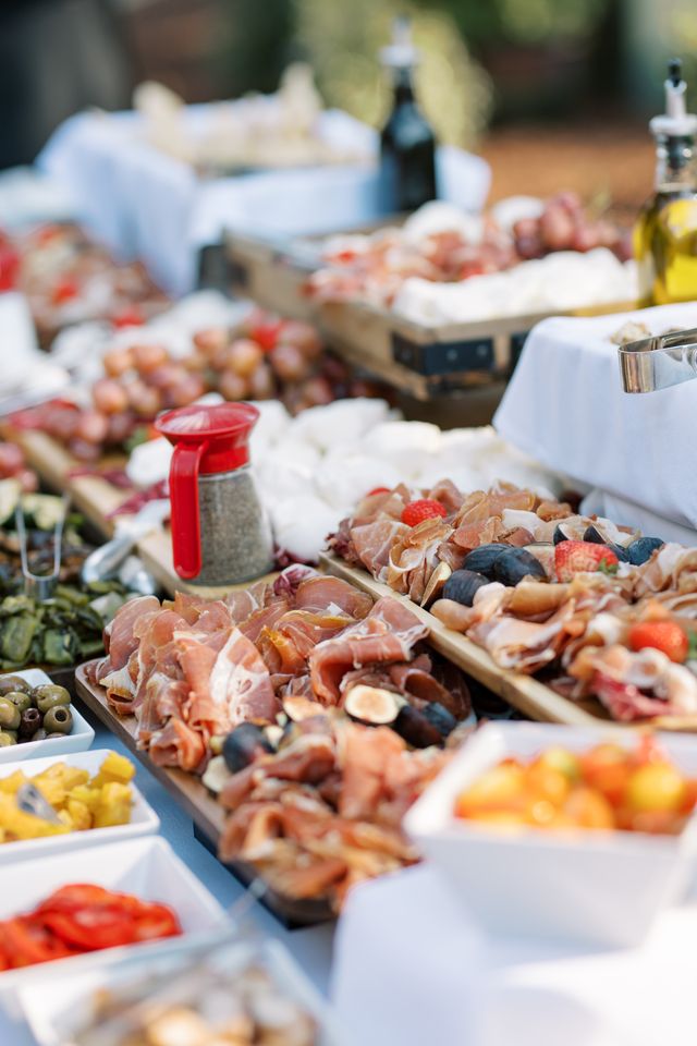Featured photo from See This Colorful Spring Wedding at a Private Estate Featuring Artful Catering Displays