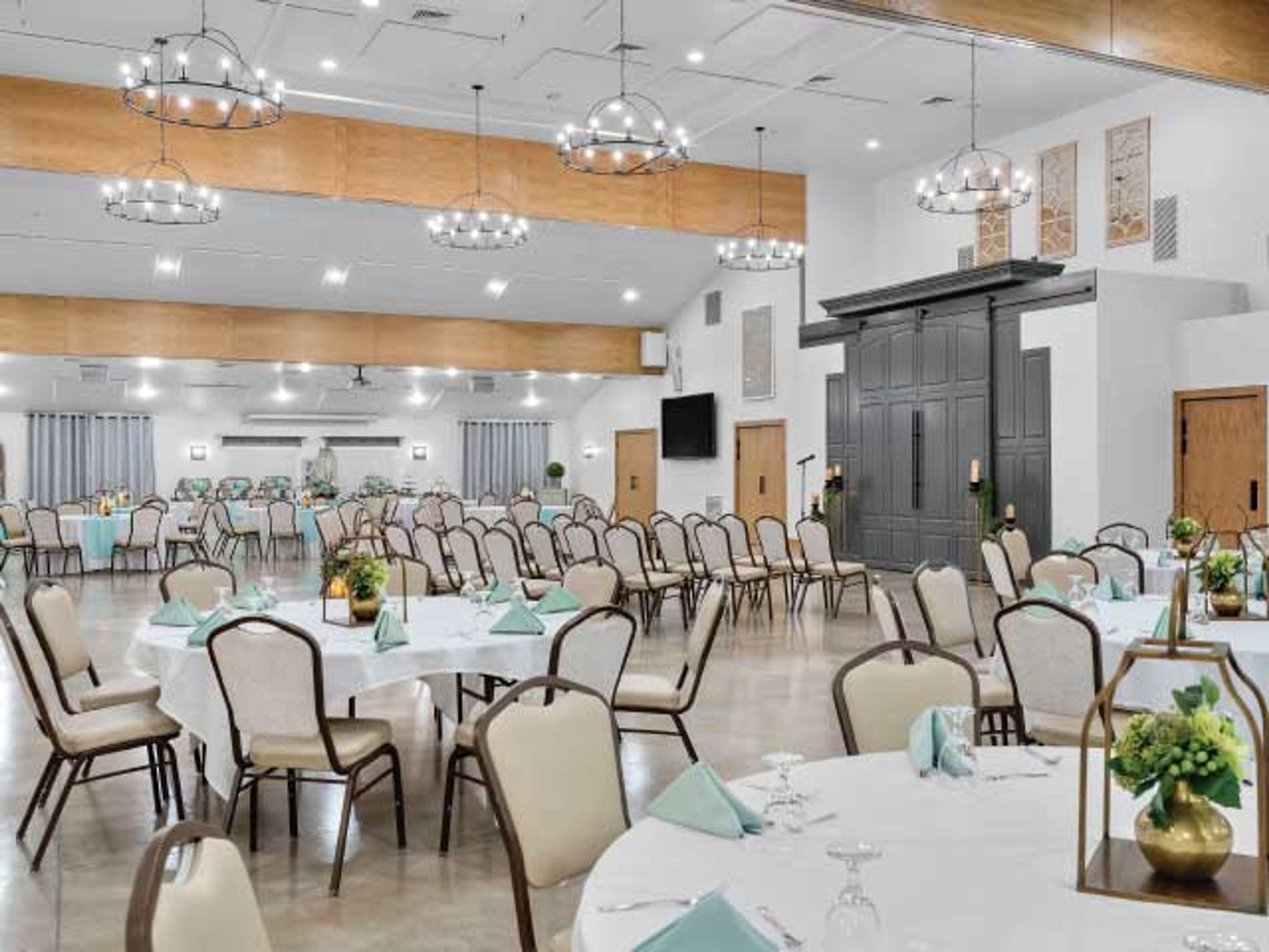 The Grand Ballroom, an event space at The Gathering Place At Gardner Village