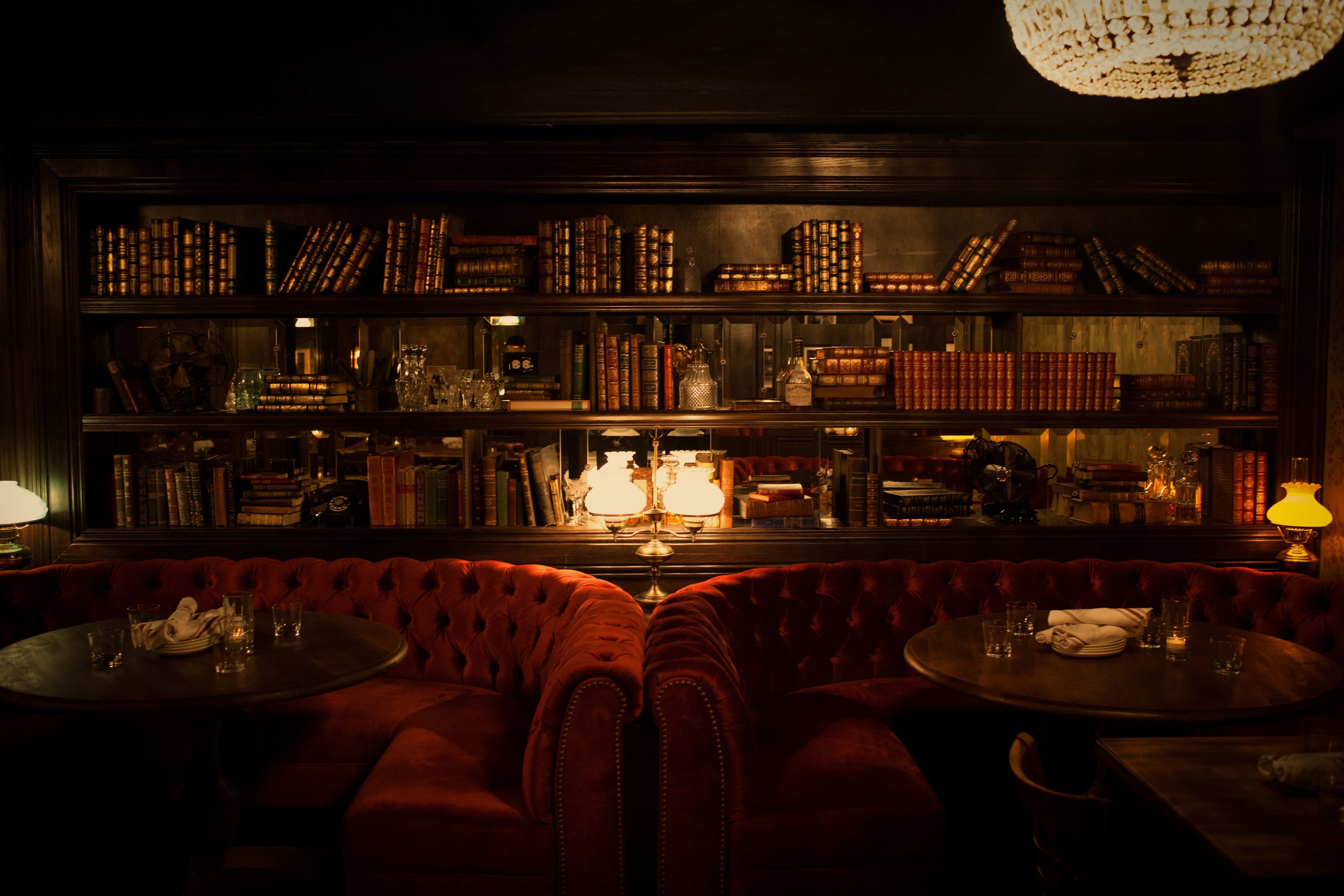 The Library, an event space at Gilt Bar