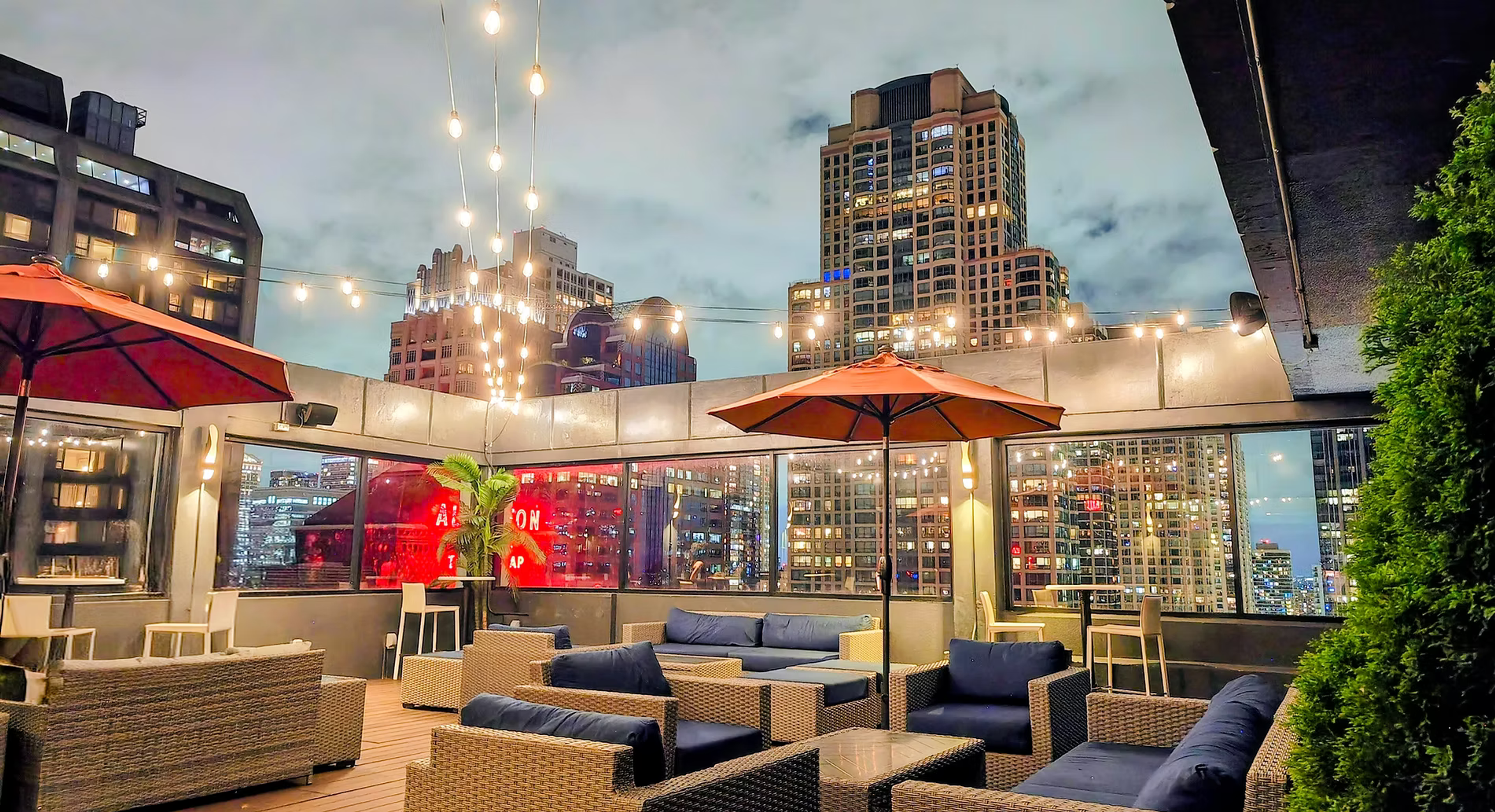Midnight Noir Skydeck & Lounge, an event space at The Chicago Hotel Collection Magnificent Mile
