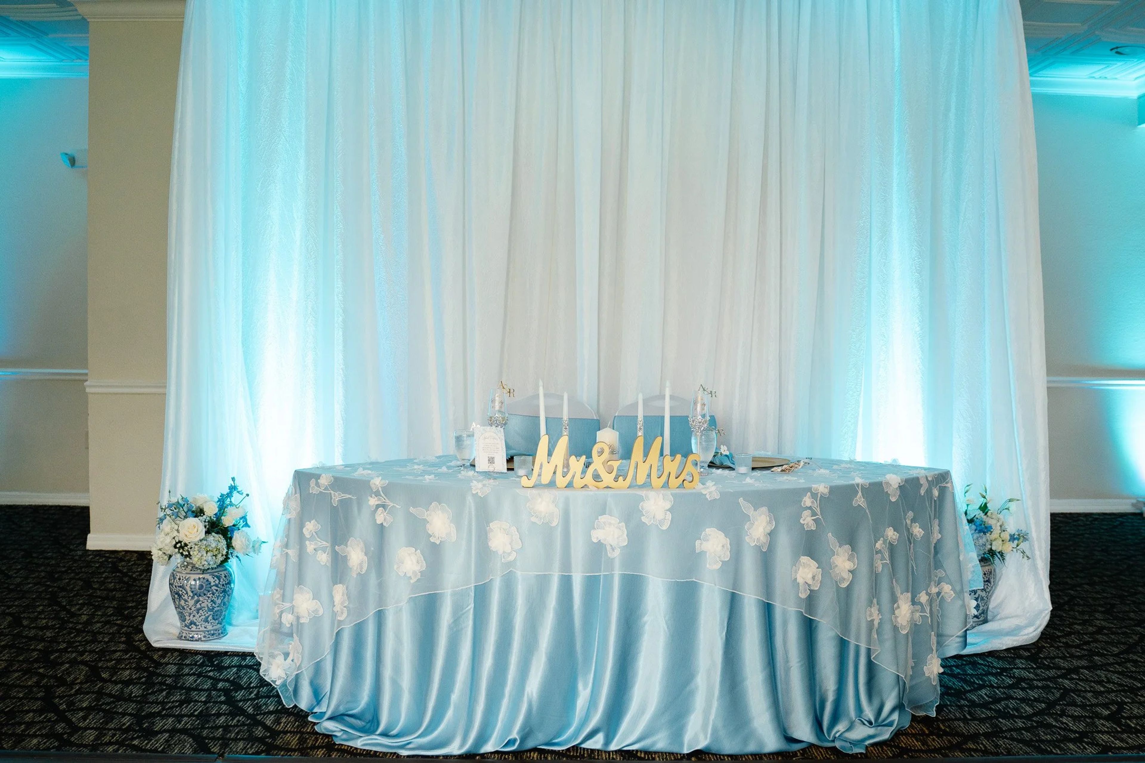Indoor Ballroom, an event space at Crescent Oaks Country Club